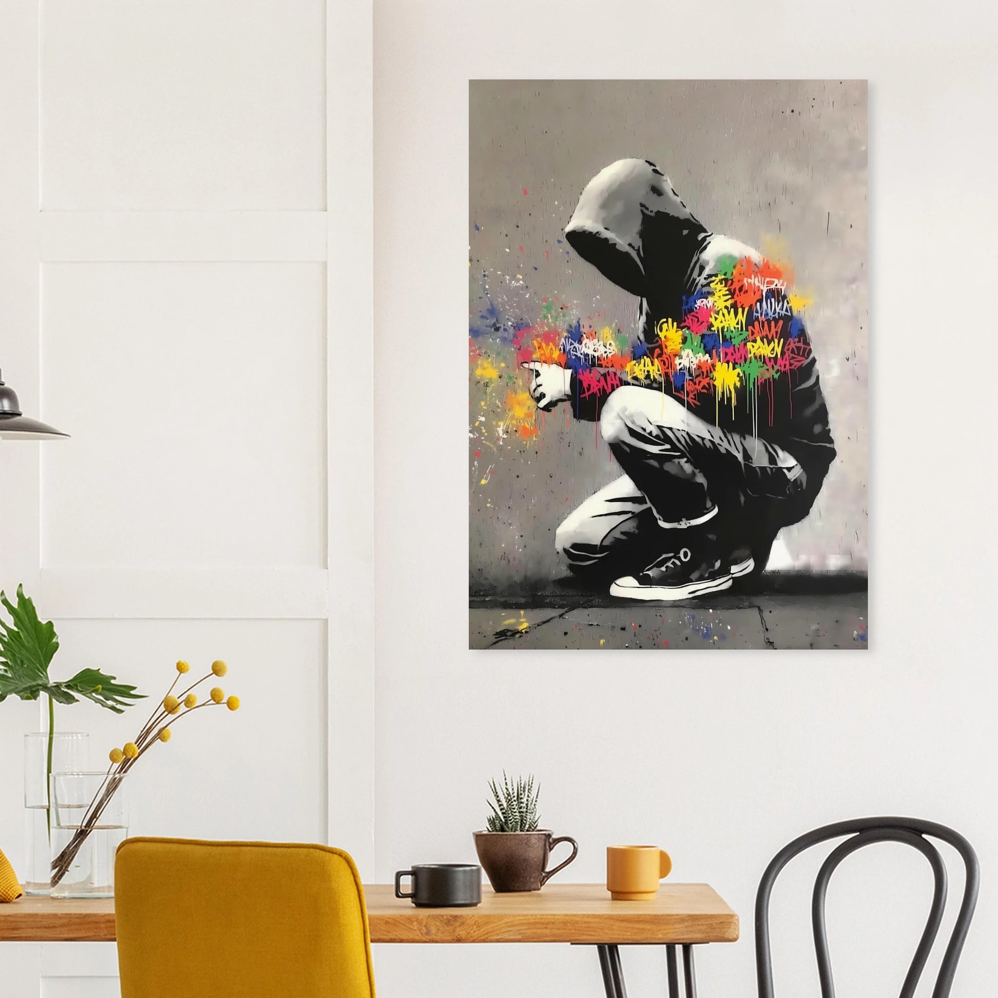 Le Graffeur — affiche d'art — vue 8 — art mural STNCL