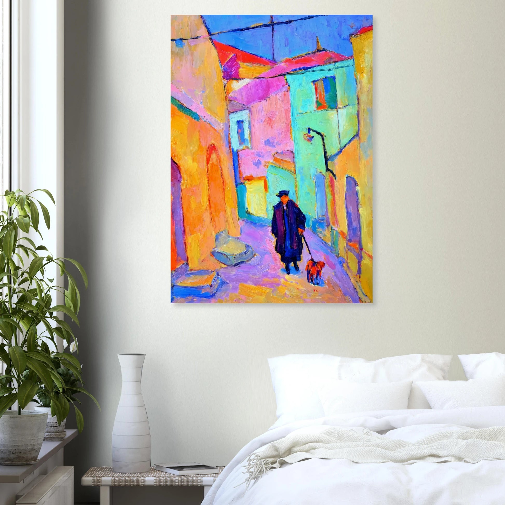 Le Promeneur en Bleu — affiche d'art — vue 7 — art mural STNCL