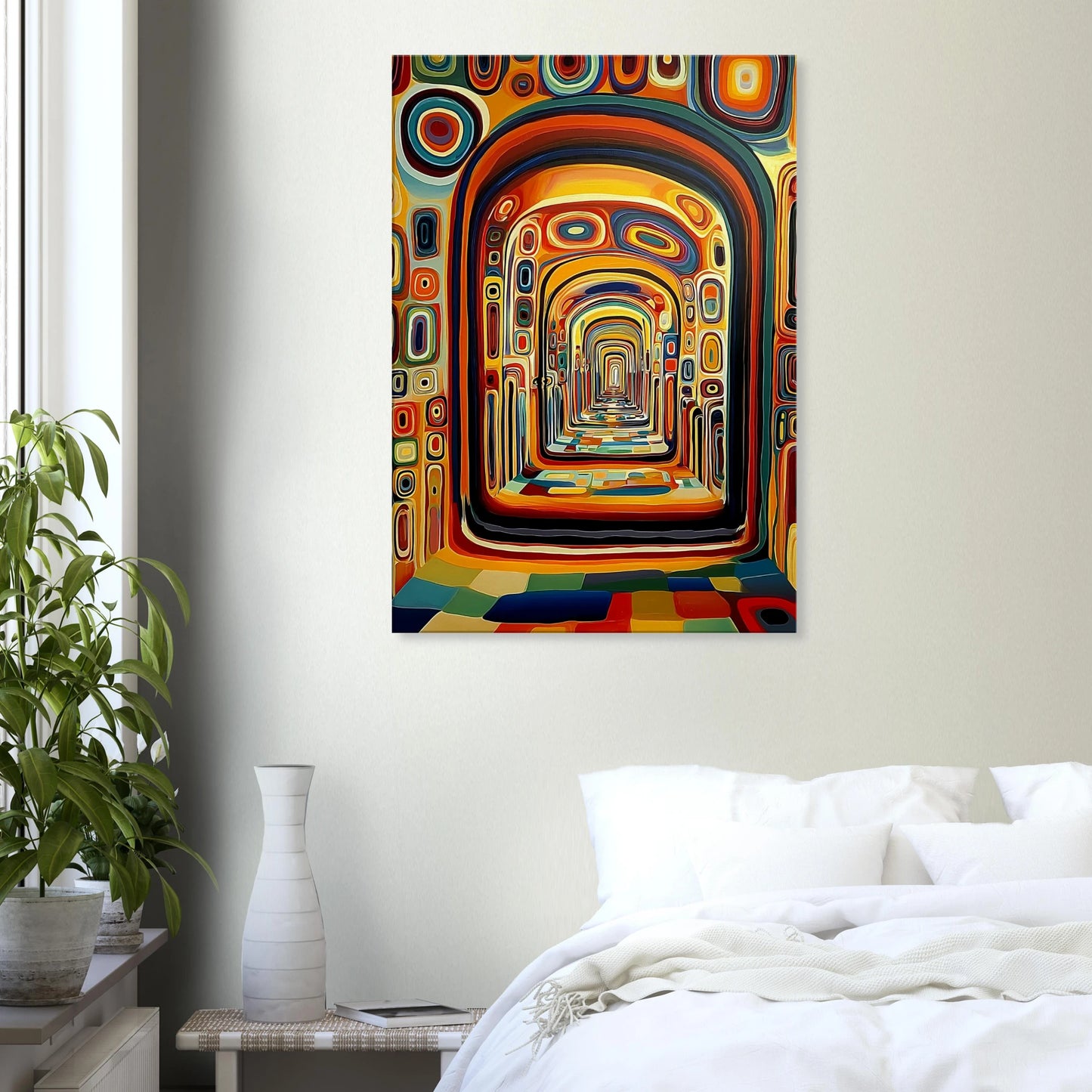 Enfilade Sans Fin — tableau sur toile — vue 7 — art mural STNCL