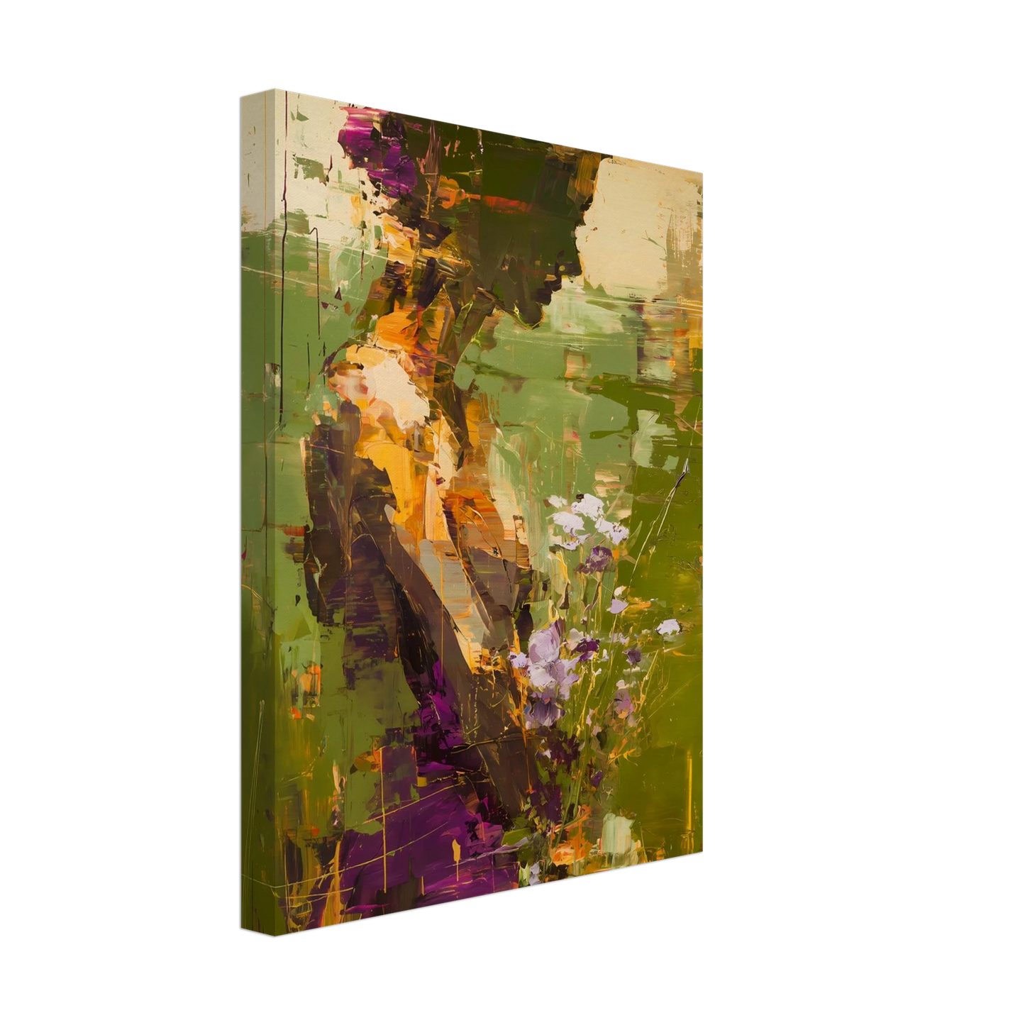 Dans les Herbes Hautes — tableau sur toile — vue 4 — art mural STNCL