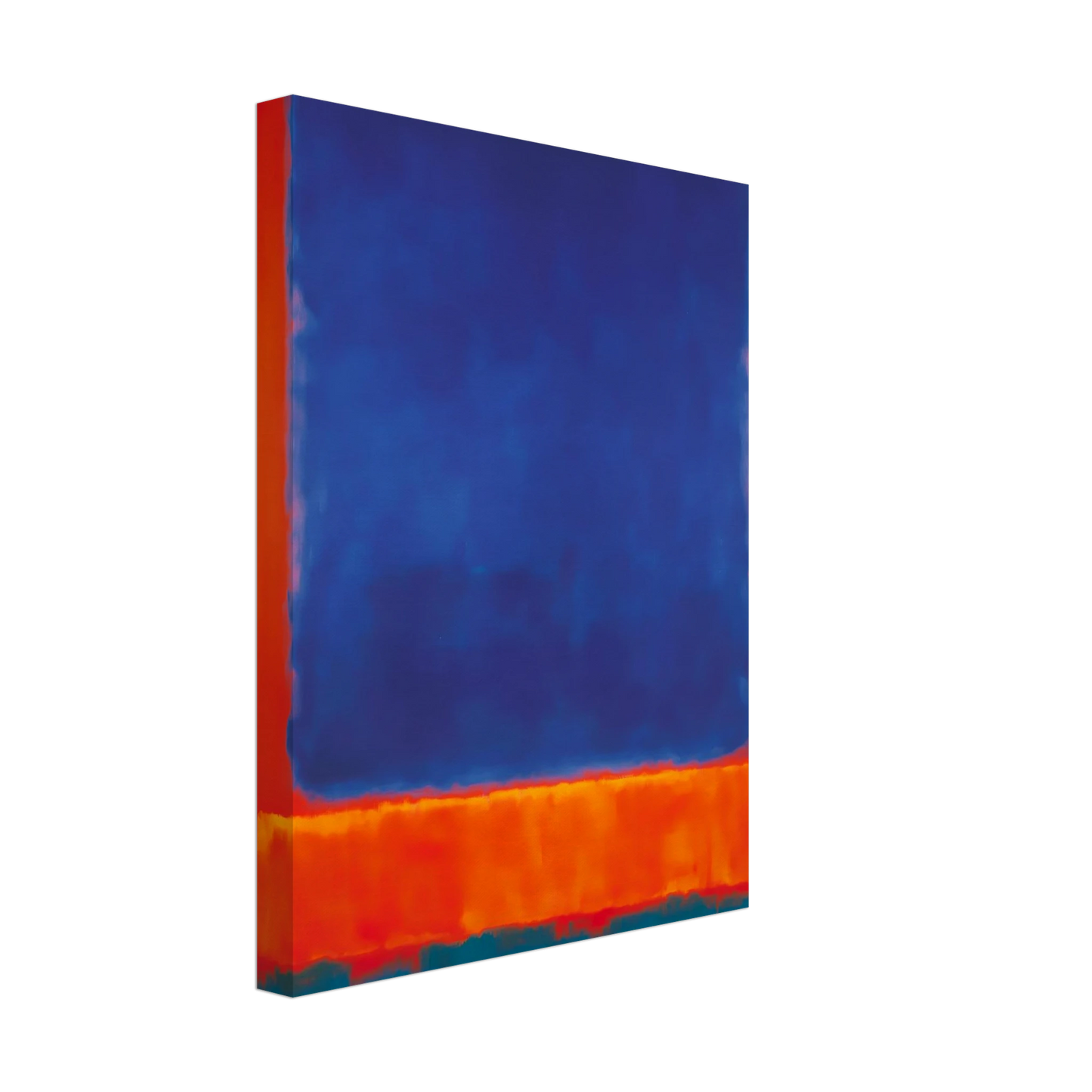 Bleu en Apesanteur — tableau sur toile — vue 4 — art mural STNCL