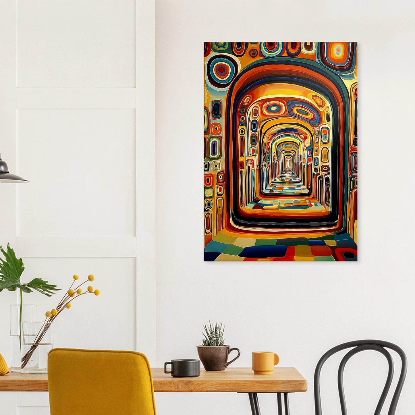 Enfilade Sans Fin — tableau sur toile — vue 8 — art mural STNCL
