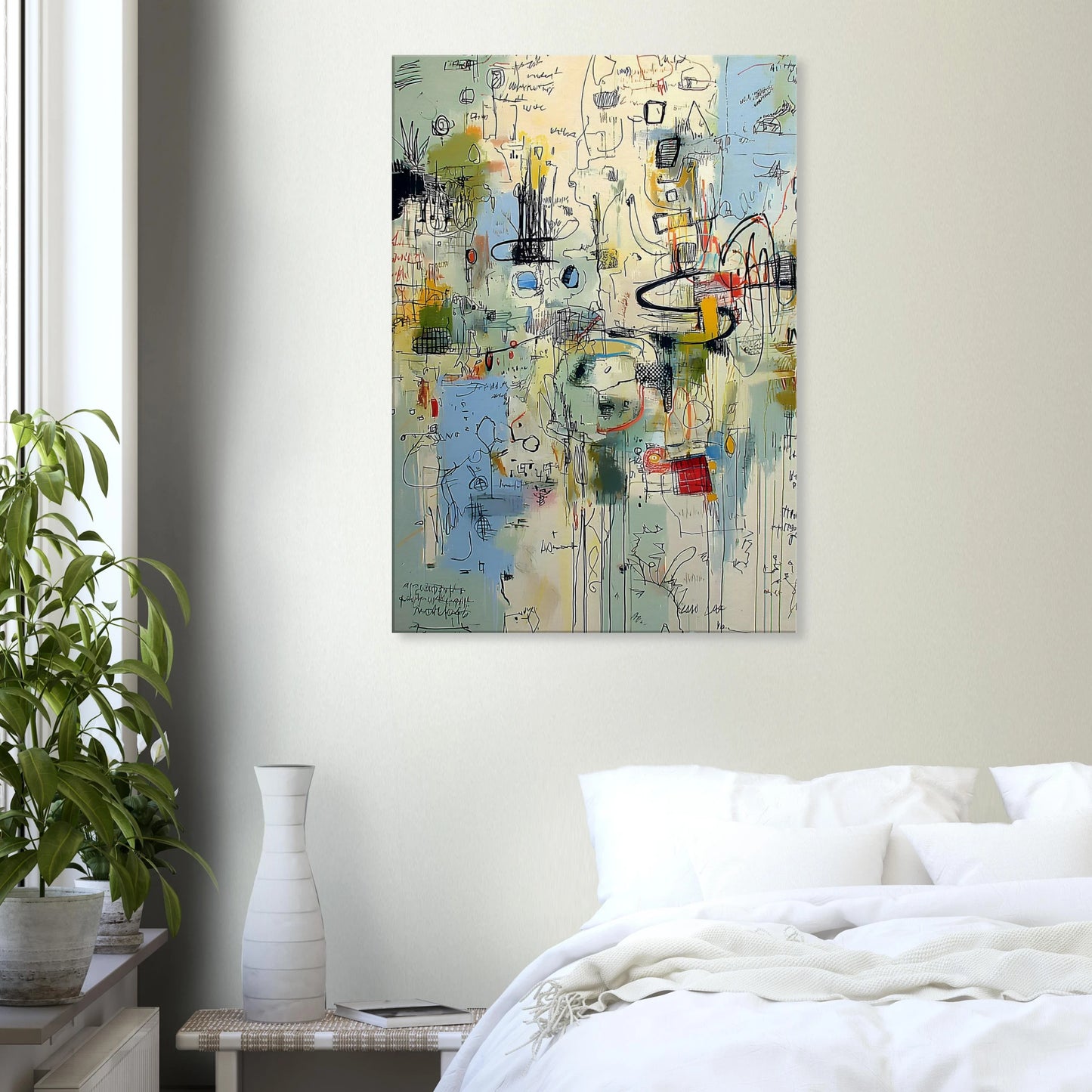 Écriture du Vent — tableau sur toile — vue 7 — art mural STNCL