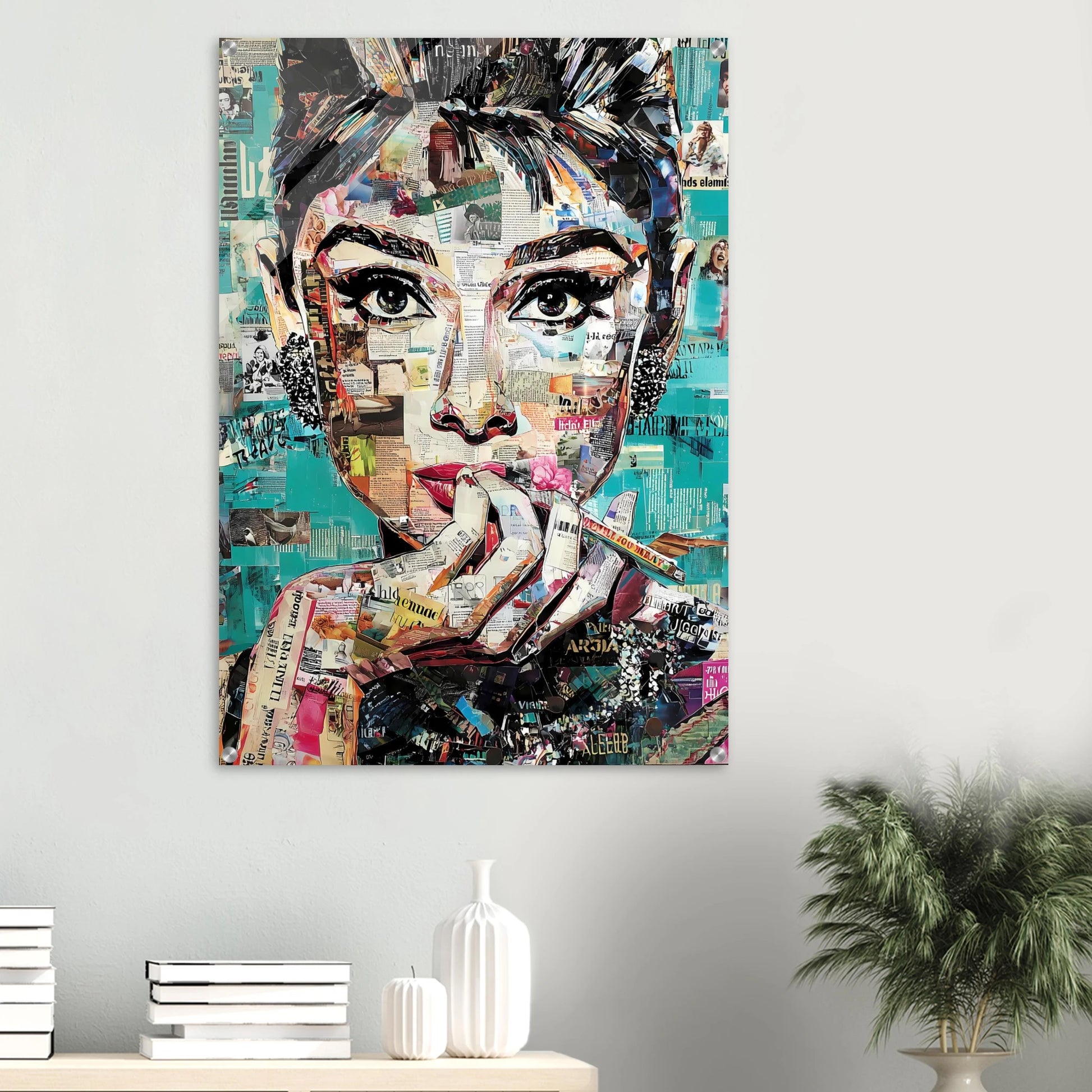 Regard de Papier — tableau plexiglas — vue 6 — art mural STNCL