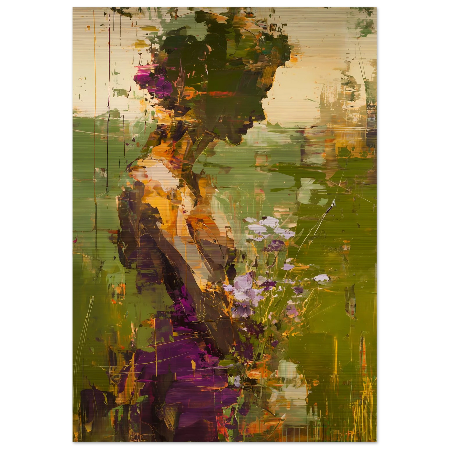 Dans les Herbes Hautes — tableau aluminium — art mural STNCL