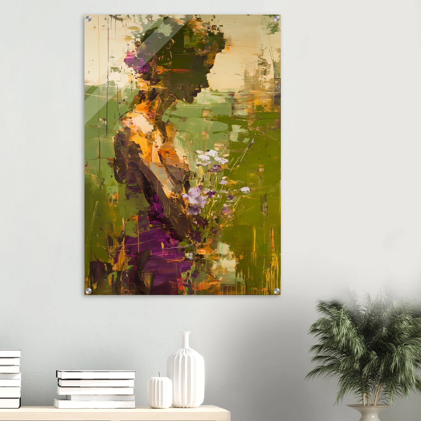Dans les Herbes Hautes — tableau plexiglas — vue 6 — art mural STNCL