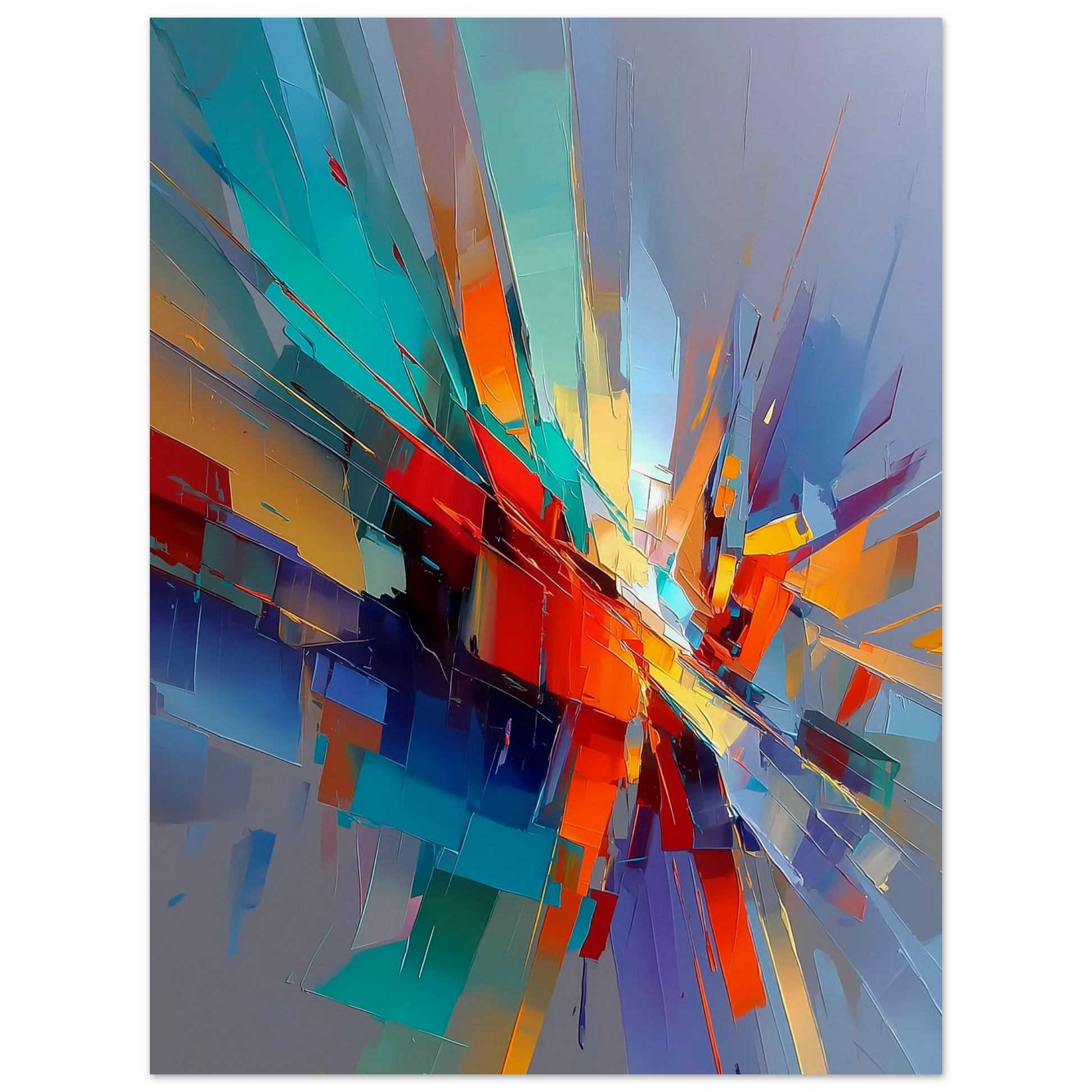 Point de Fuite — affiche d'art — vue 2 — art mural STNCL