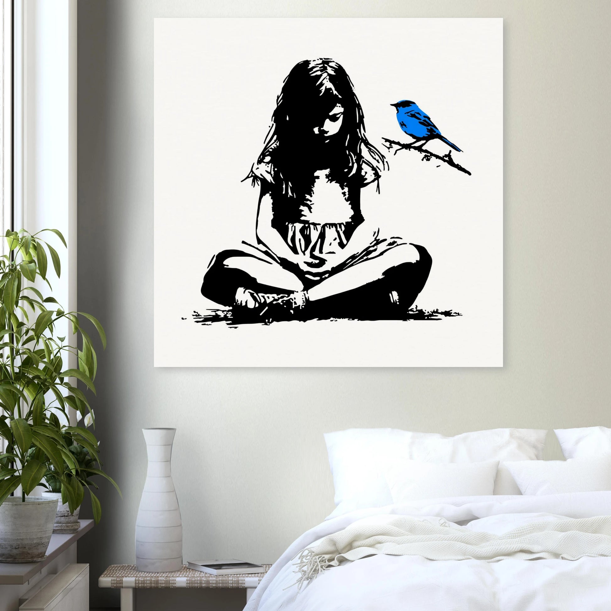 L'Oiseau Bleu — affiche d'art — vue 7 — art mural STNCL