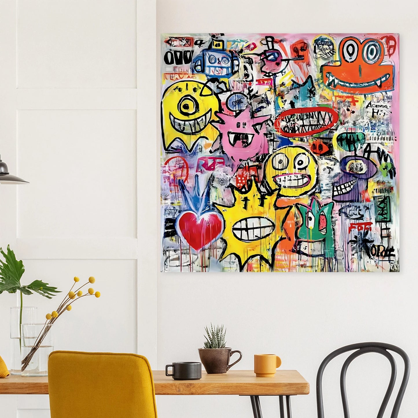 Le Mur aux Monstres — affiche d'art — vue 8 — art mural STNCL