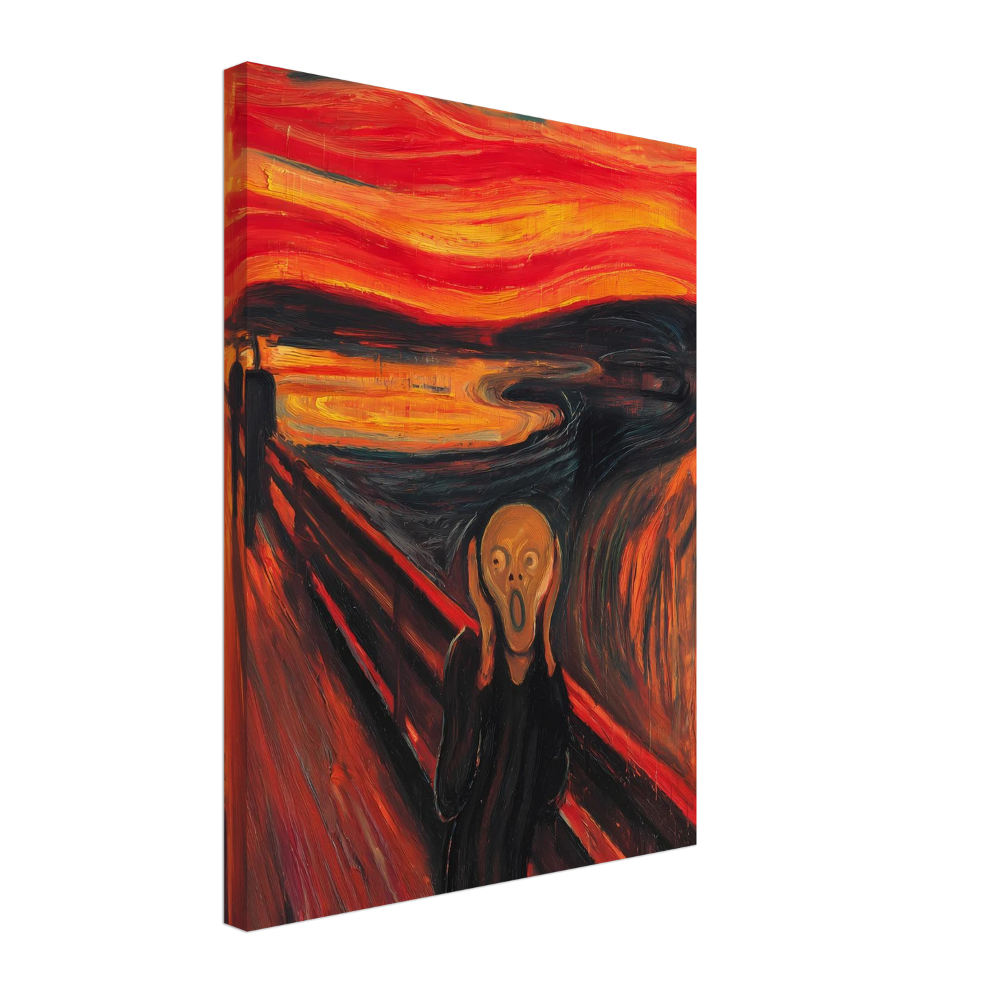 Cri Écarlate — tableau sur toile — vue 5 — art mural STNCL