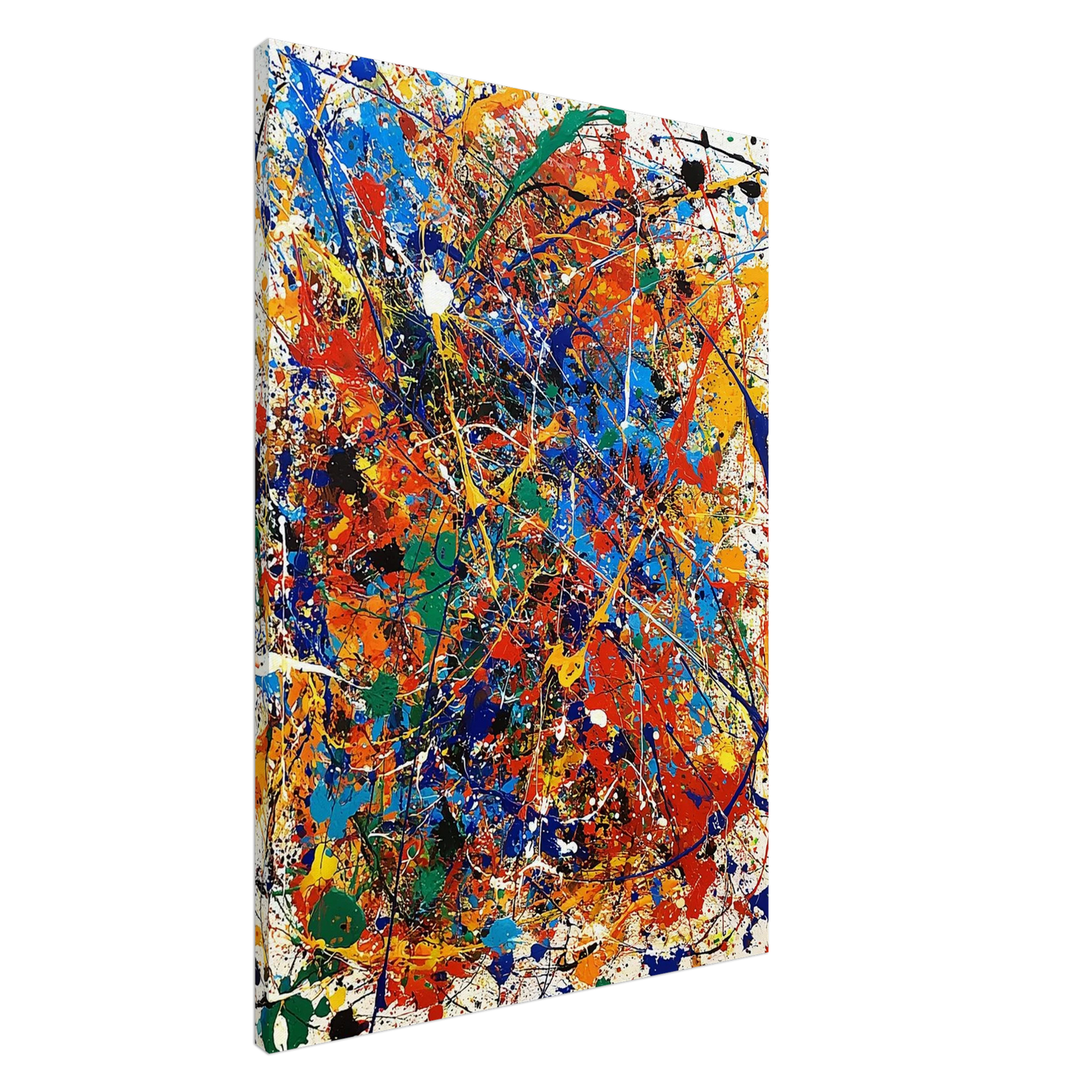 Explosion de Couleurs Vives — tableau sur toile — art mural STNCL
