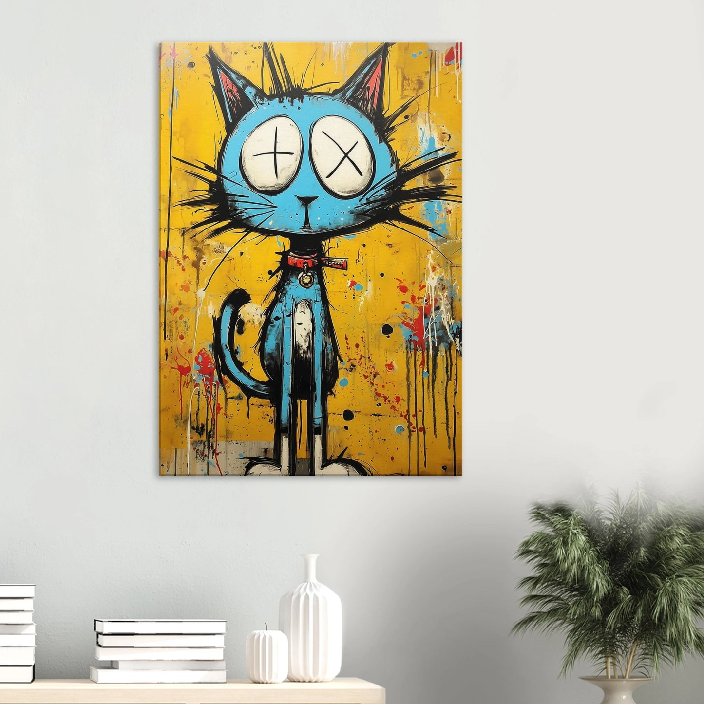 Matou des Murs — tableau sur toile — vue 6 — art mural STNCL