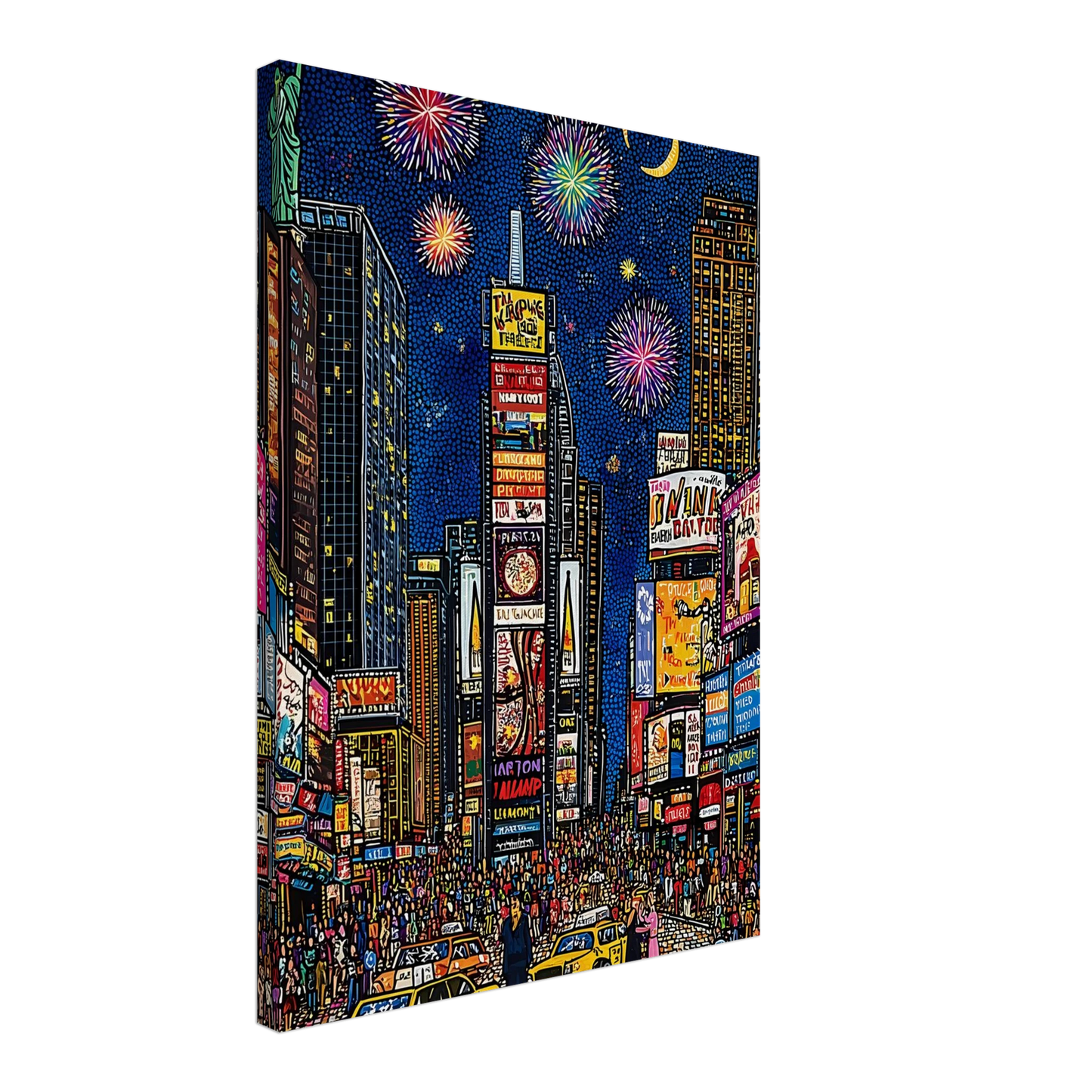 New York en Fête — tableau sur toile — vue 3 — art mural STNCL