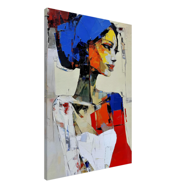 Profil en Éclats de Couleur