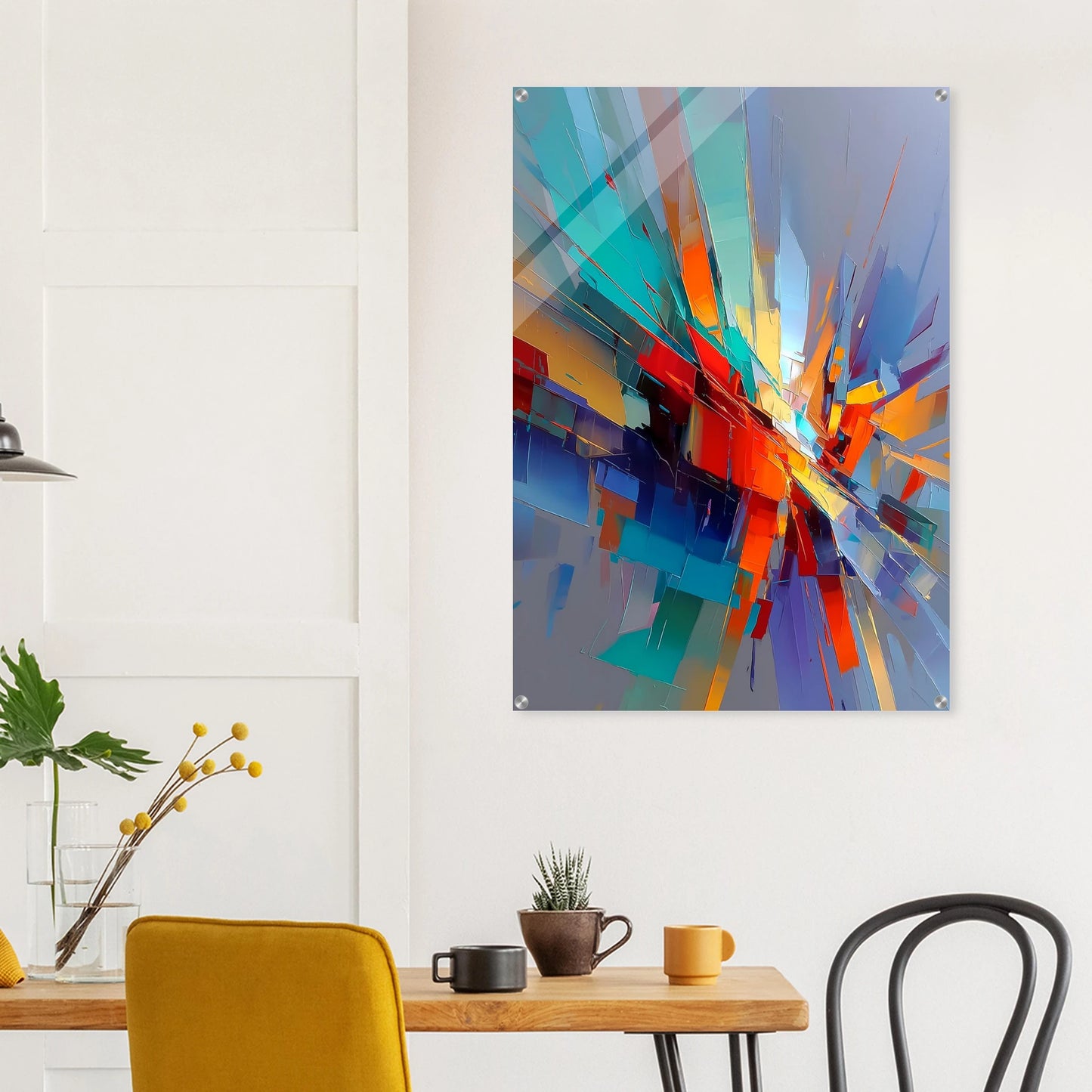 Point de Fuite — tableau plexiglas — vue 8 — art mural STNCL