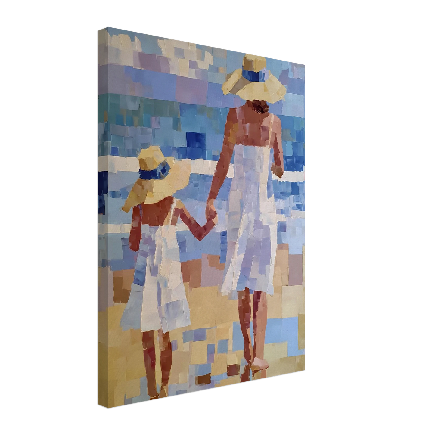 Main dans la Main — tableau sur toile — vue 5 — art mural STNCL