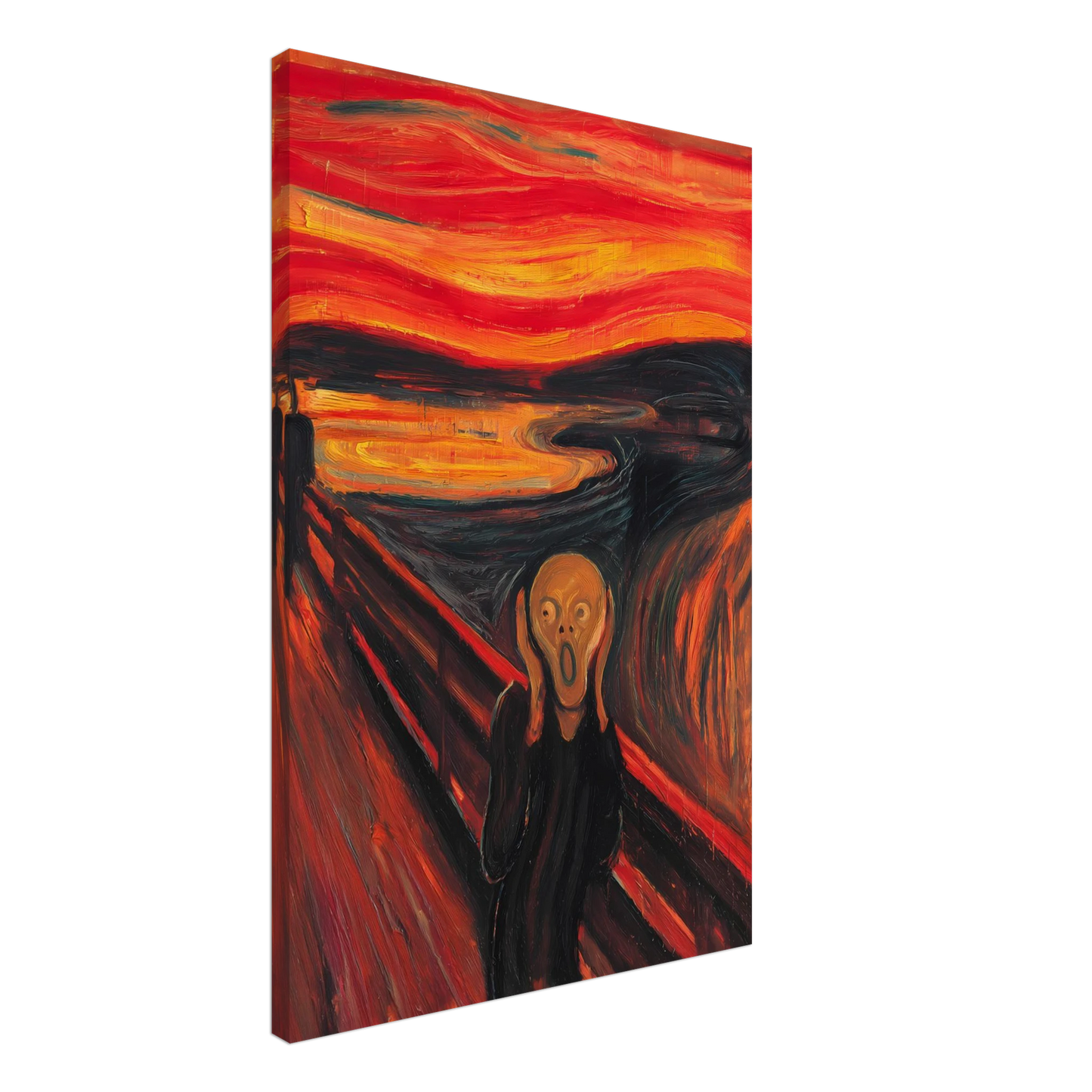 Cri Écarlate — tableau sur toile — vue 2 — art mural STNCL