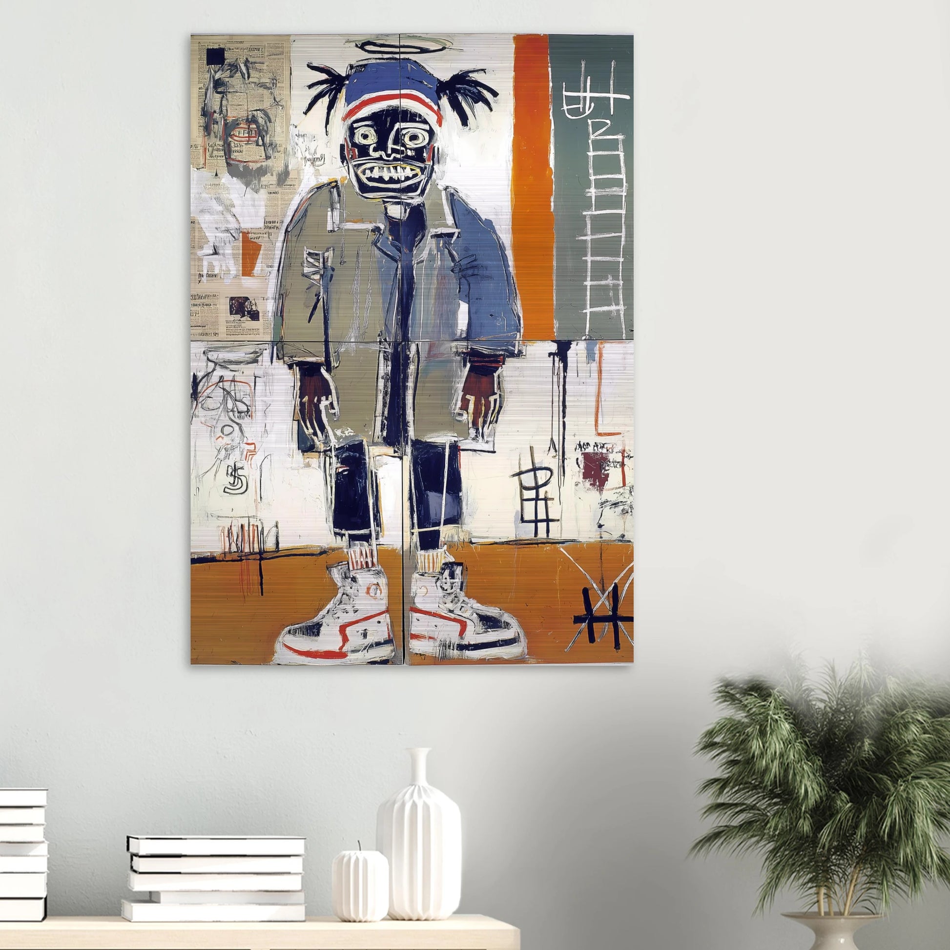 Debout sous le Halo — tableau aluminium — vue 6 — art mural STNCL