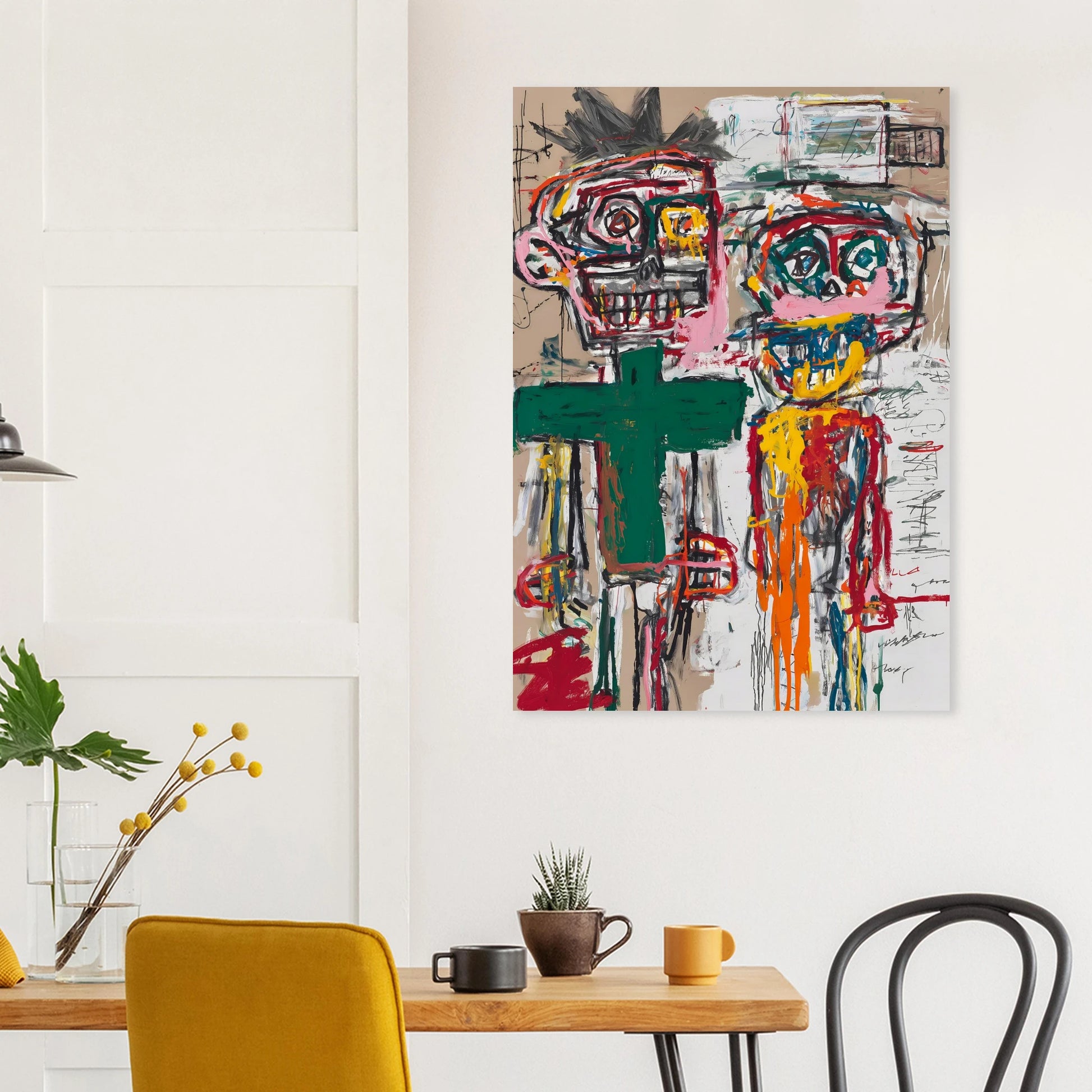 Deux Totems — affiche d'art — vue 8 — art mural STNCL