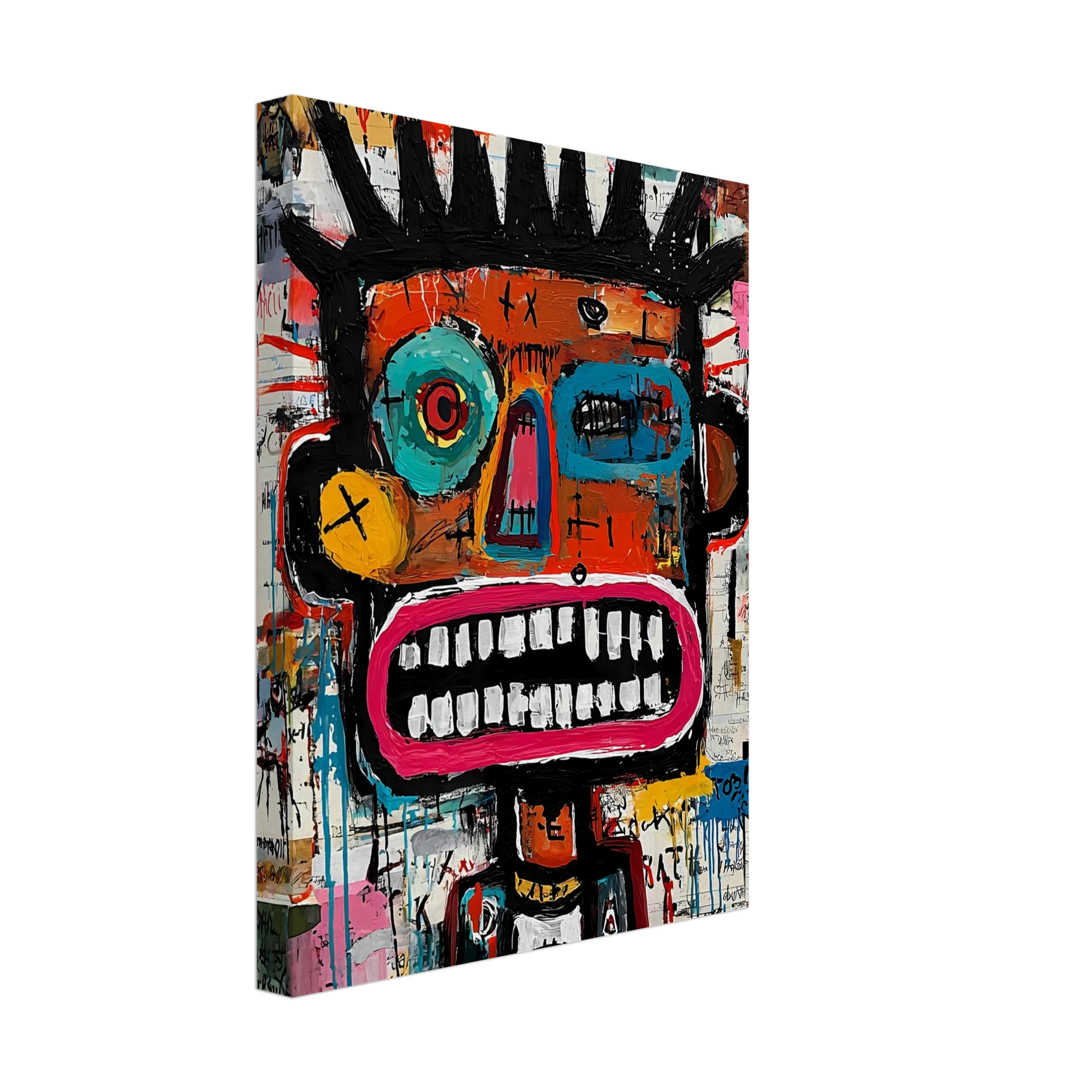 Roi de Papier — tableau sur toile — vue 4 — art mural STNCL