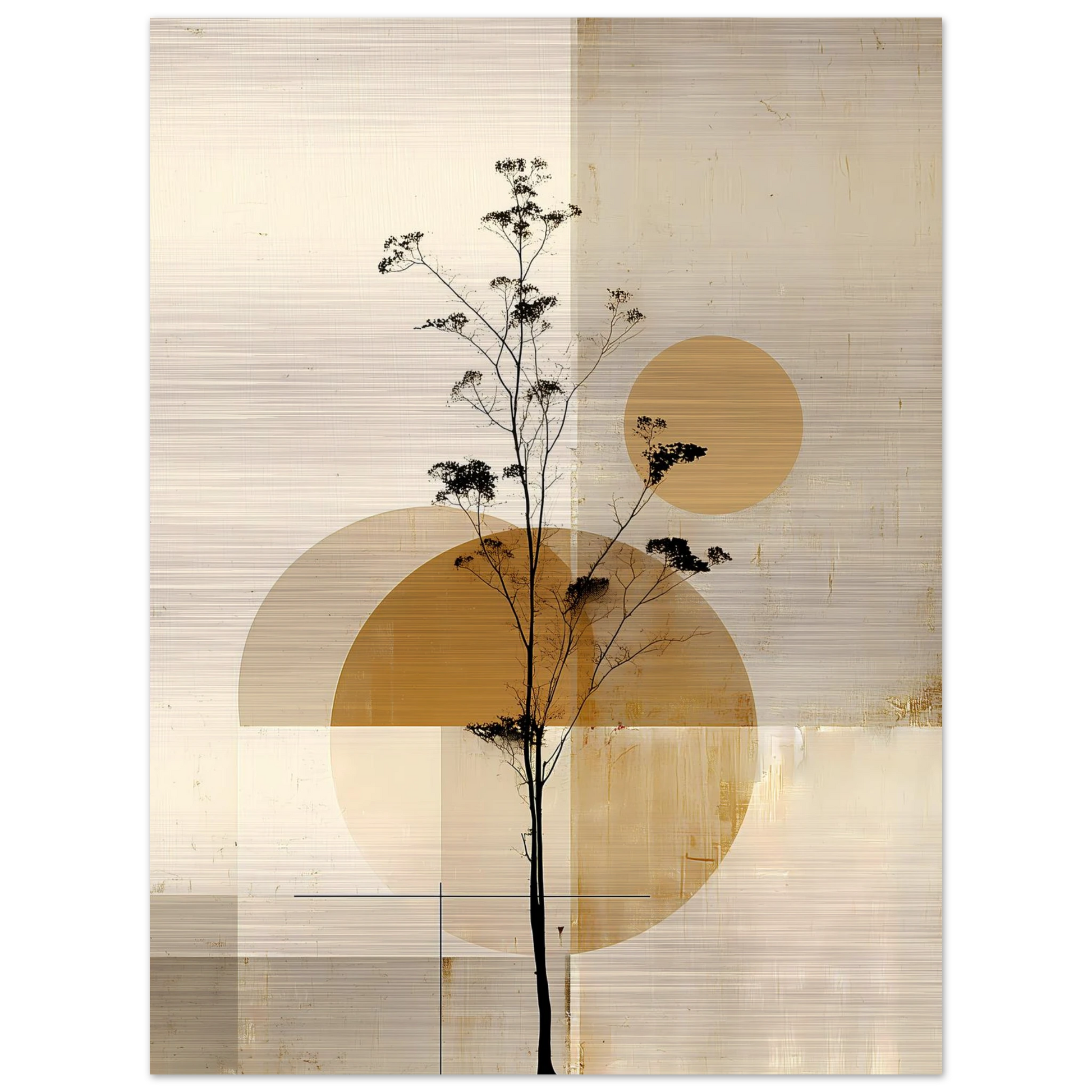 Silhouette au Clair de Lune — tableau aluminium — vue 5 — art mural STNCL
