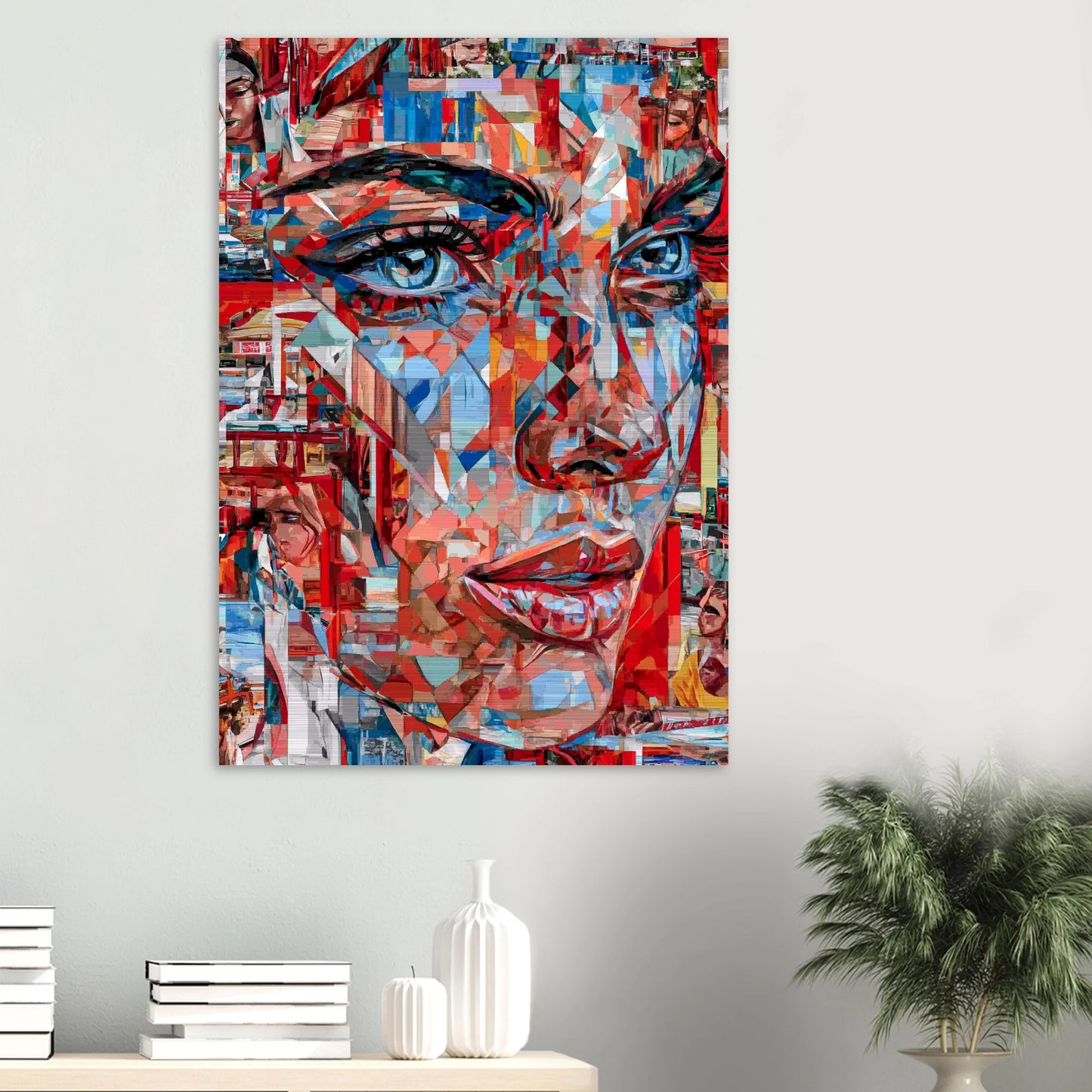 Éclats de Femme — tableau aluminium — vue 6 — art mural STNCL