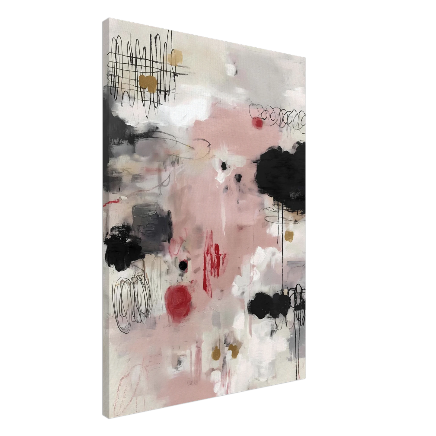 Murmure Poudré — tableau sur toile — art mural STNCL
