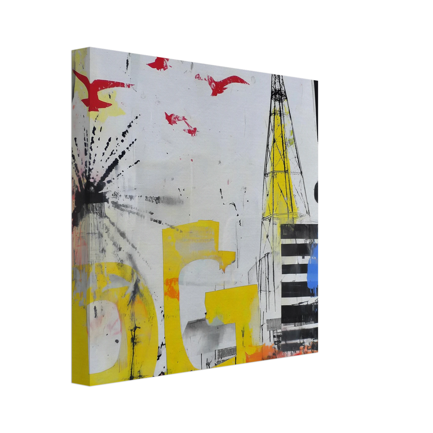 Le Grand Cri — tableau sur toile — vue 2 — art mural STNCL