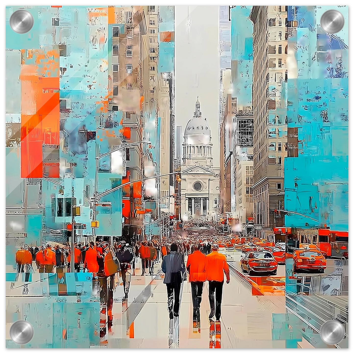 Avenue Cathédrale — tableau plexiglas — vue 3 — art mural STNCL