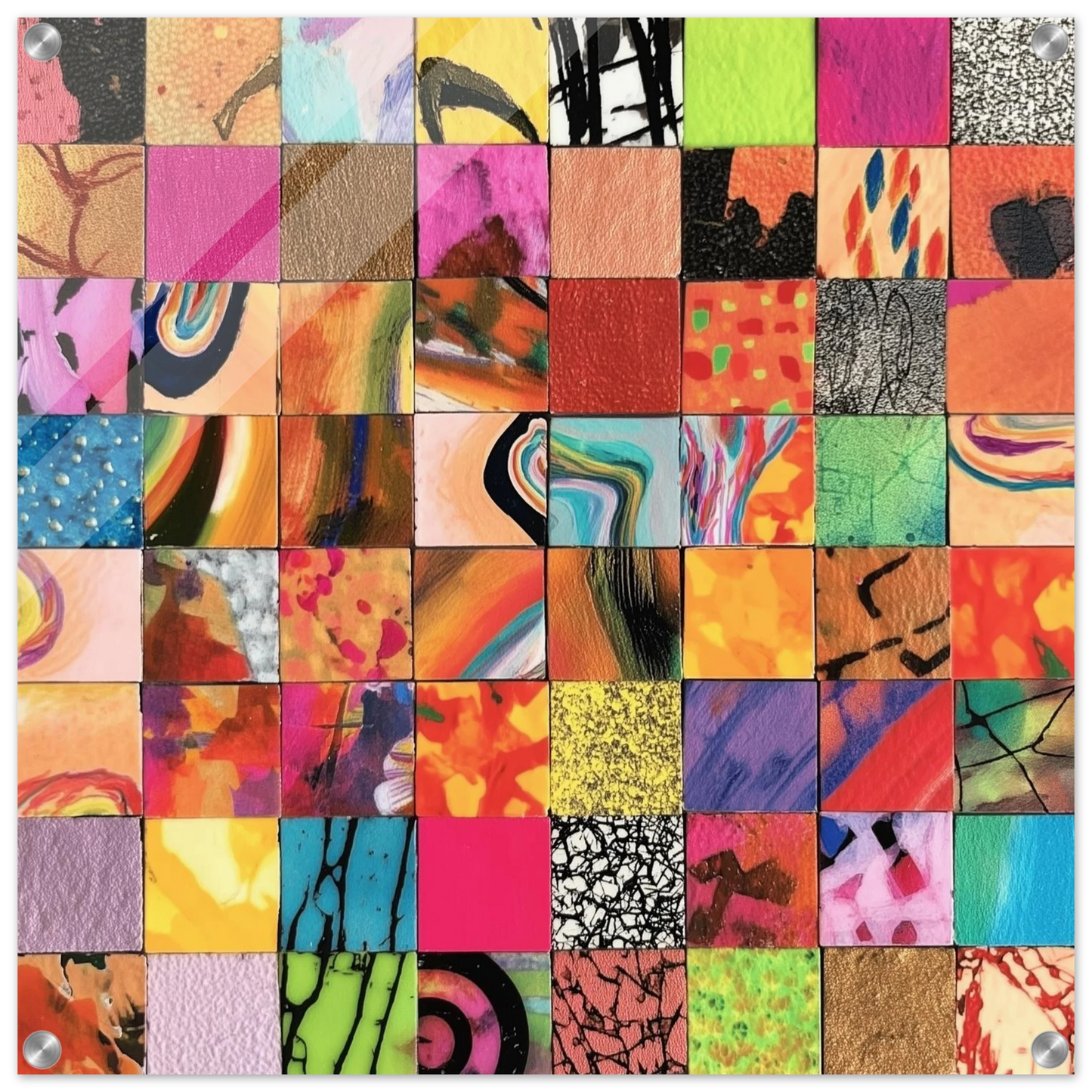 Cent Voix sur Carton — tableau plexiglas — art mural STNCL