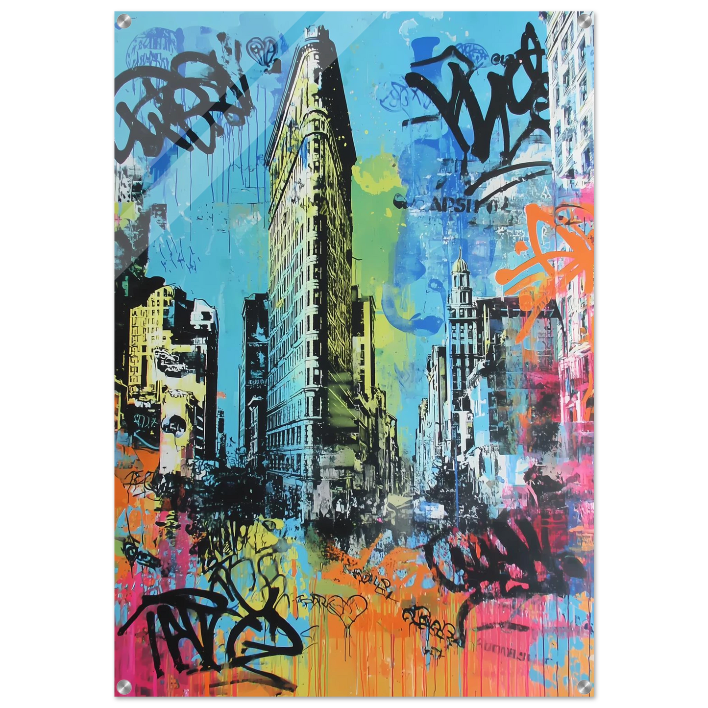 Proue de Manhattan — tableau plexiglas — art mural STNCL