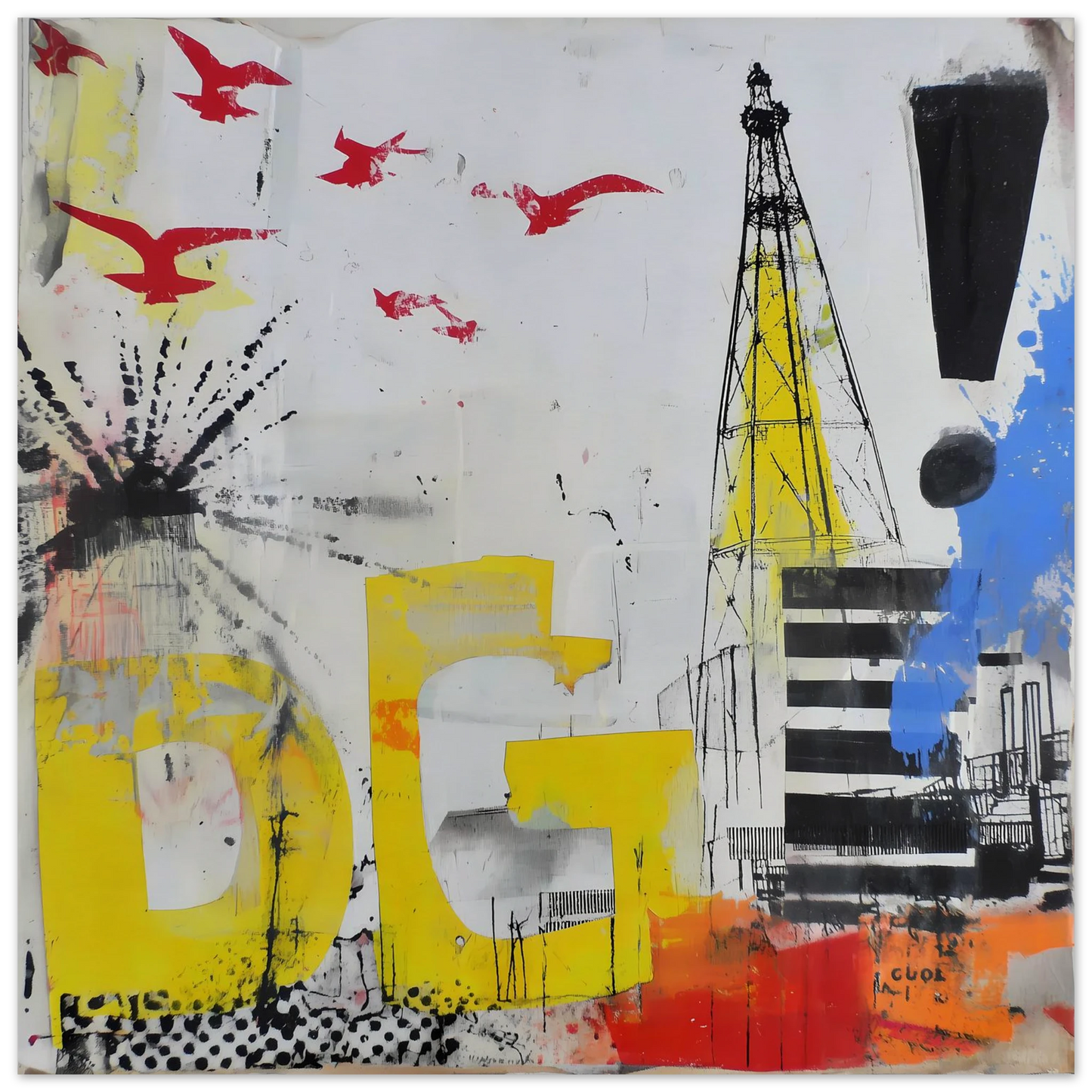 Le Grand Cri — affiche d'art — vue 5 — art mural STNCL