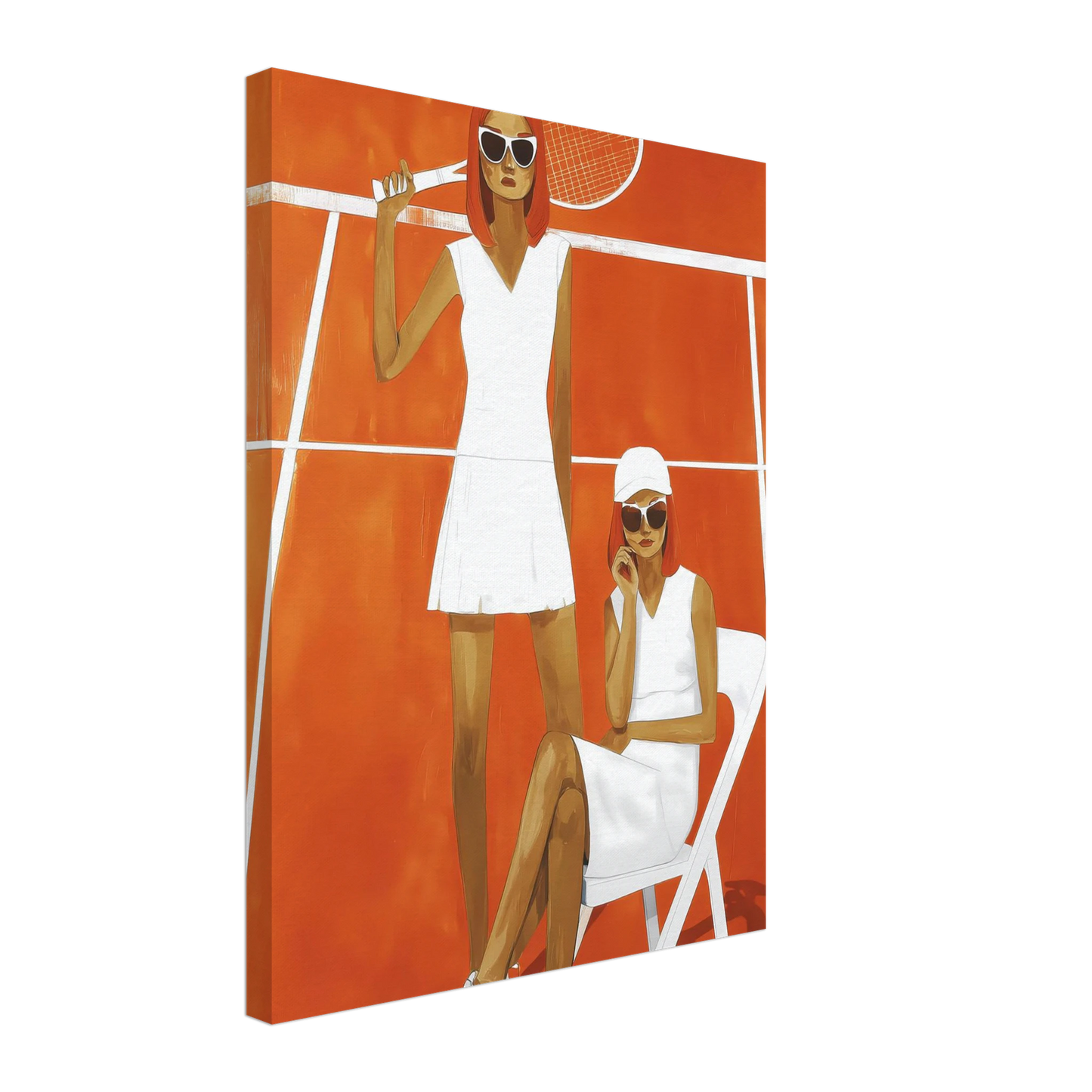 Deux Sets — tableau sur toile — vue 5 — art mural STNCL
