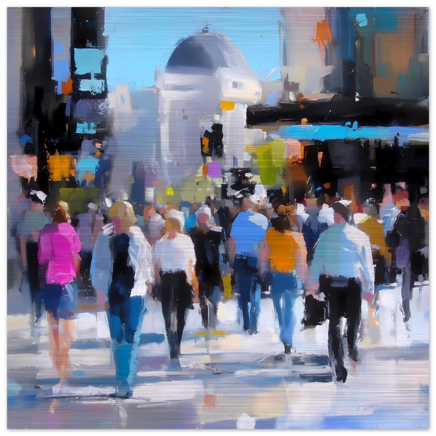 Traversée de Midi — tableau aluminium — art mural STNCL