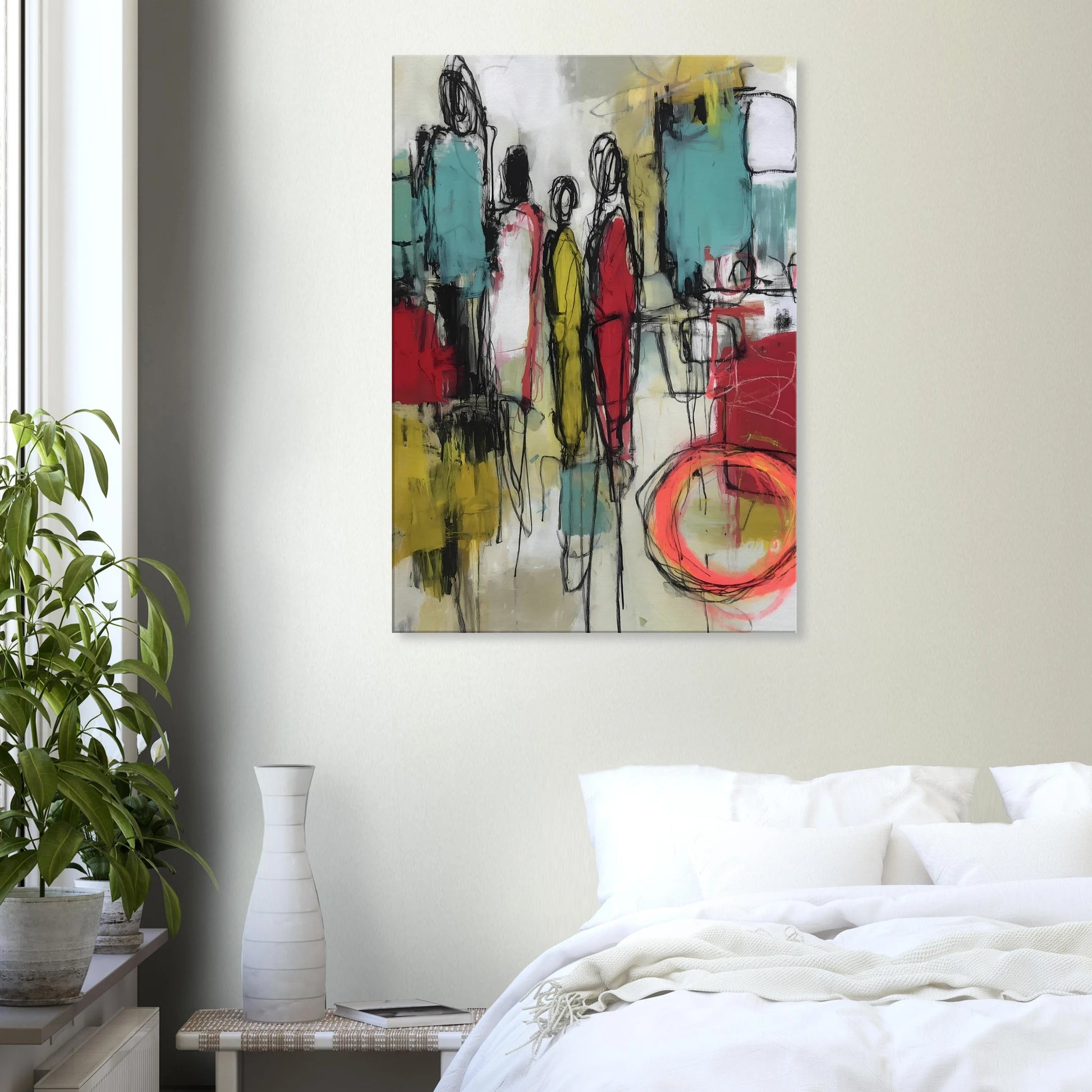Sédiments d'un Été Brûlé — tableau sur toile — vue 7 — art mural STNCL
