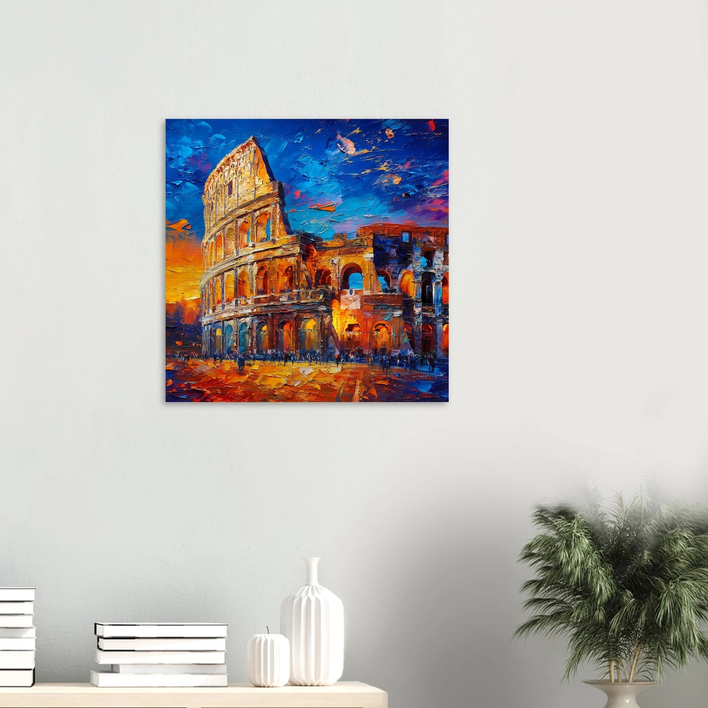 Colisée Flamboyant — tableau aluminium — vue 5 — art mural STNCL