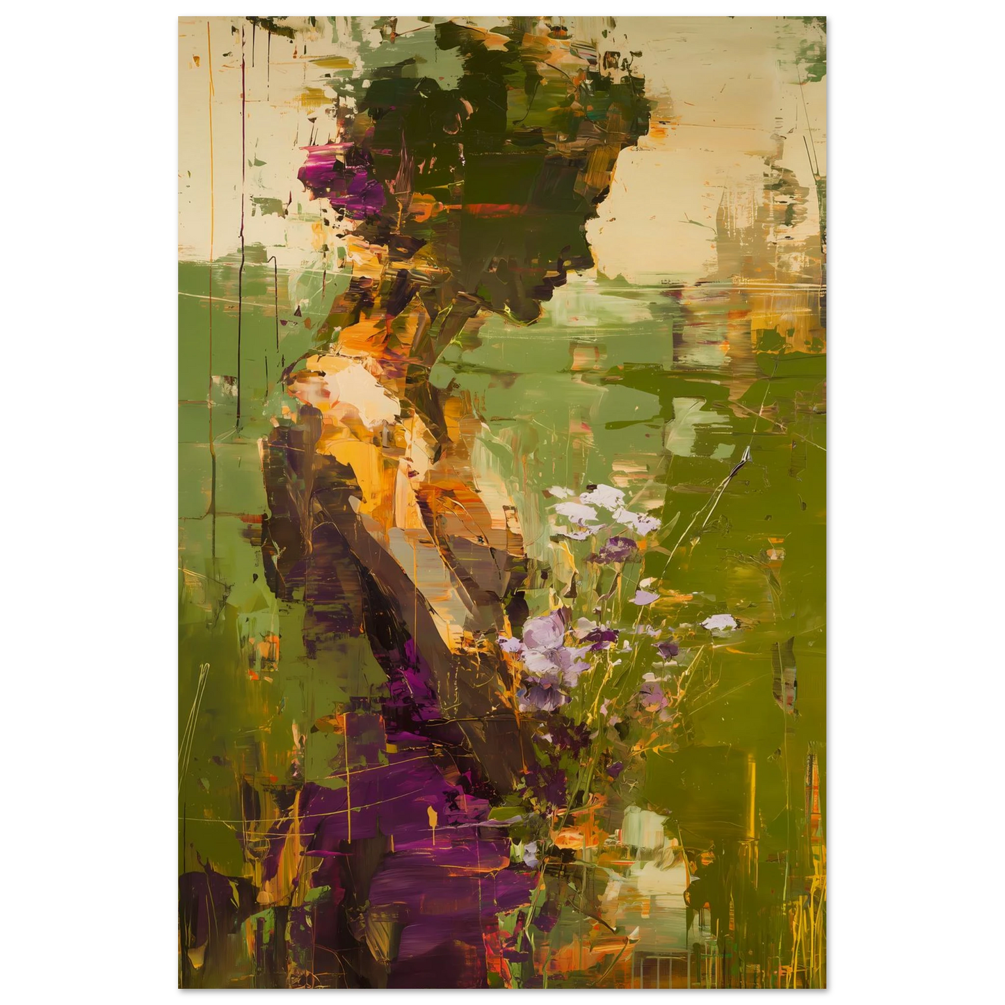 Dans les Herbes Hautes — affiche d'art — vue 4 — art mural STNCL