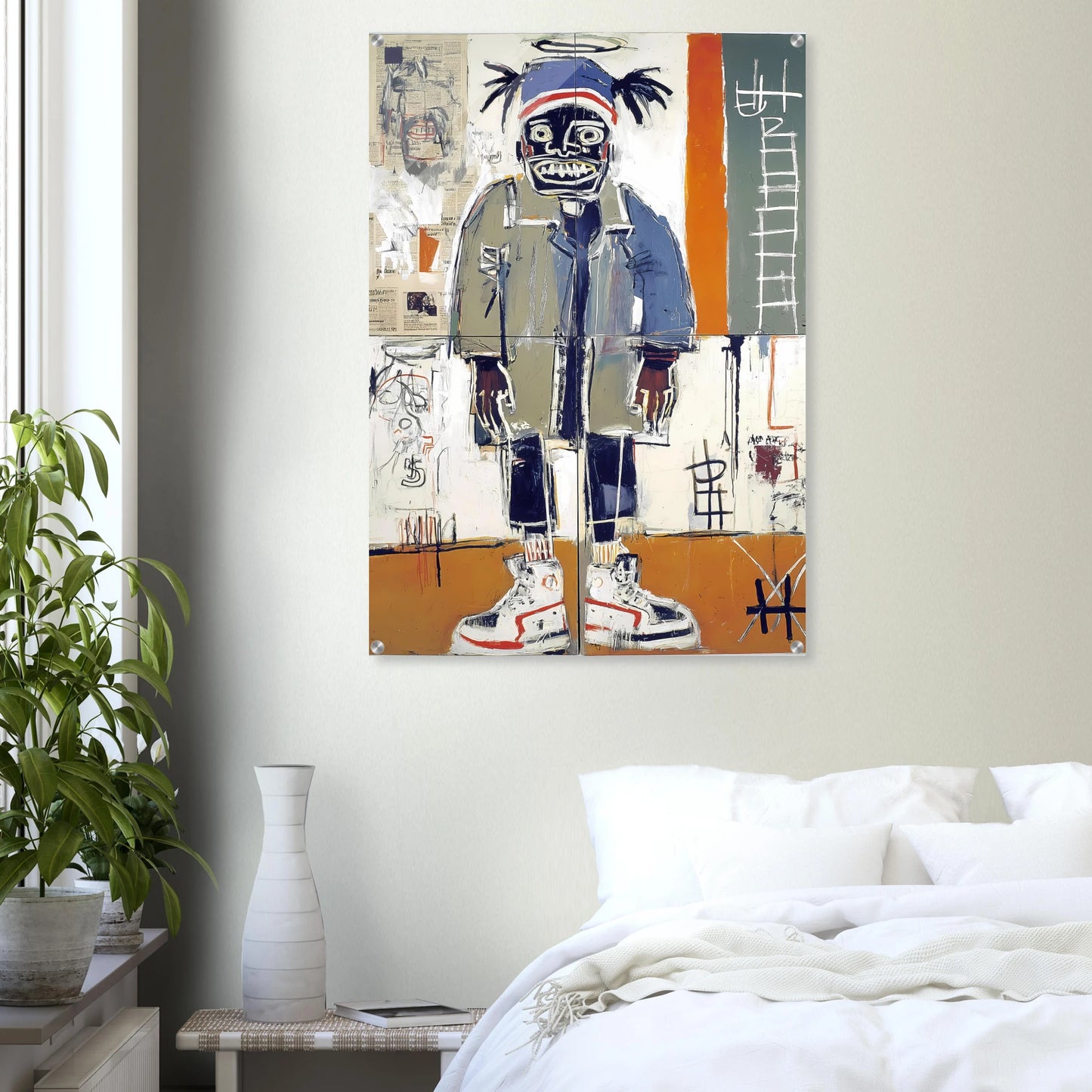Debout sous le Halo — tableau plexiglas — vue 7 — art mural STNCL