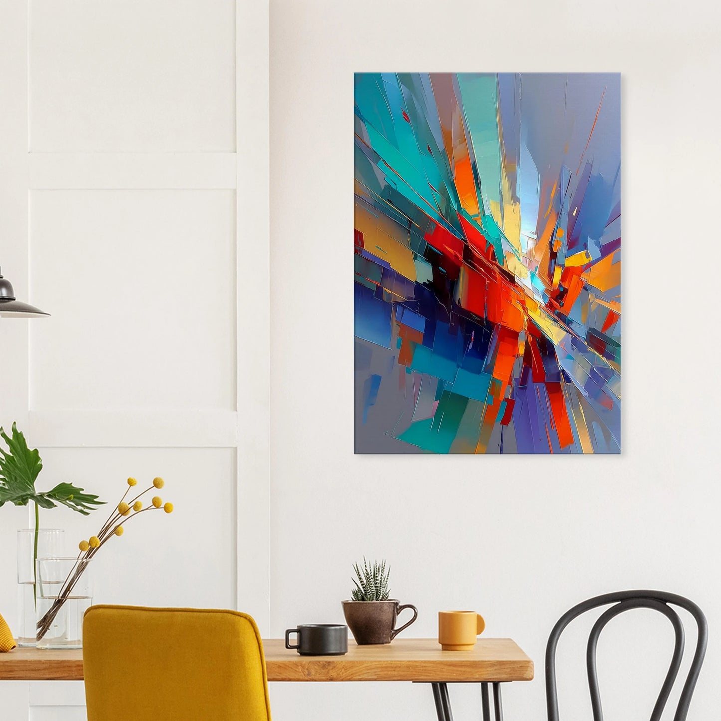 Point de Fuite — tableau sur toile — vue 8 — art mural STNCL
