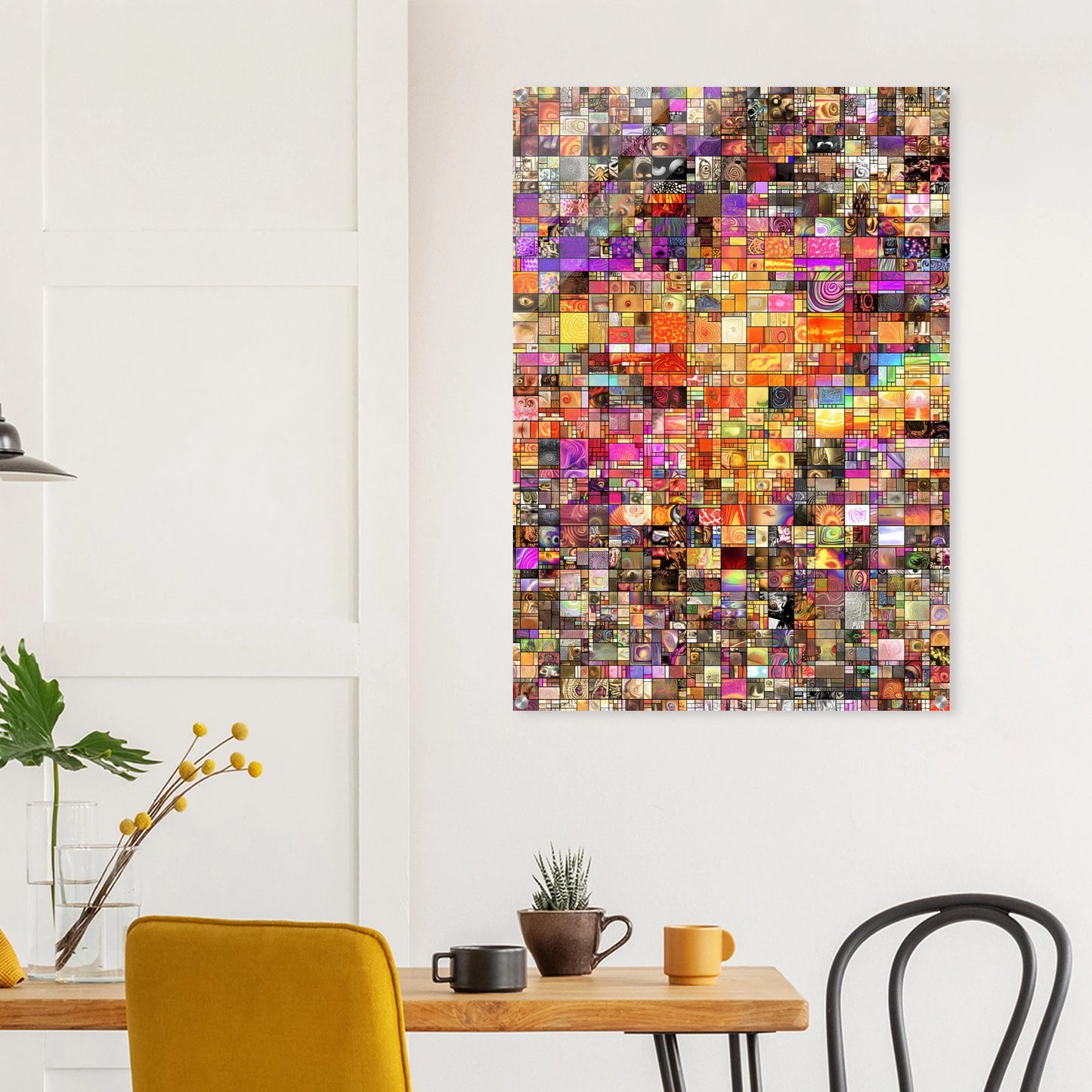 Mosaïque des Mille Mondes — tableau plexiglas — vue 8 — art mural STNCL