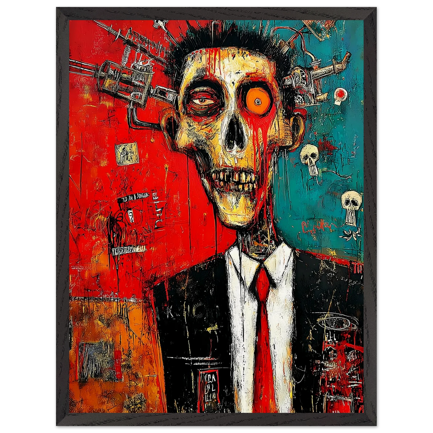 Cadre Mortel — tableau encadre bois — vue 15 — art mural STNCL
