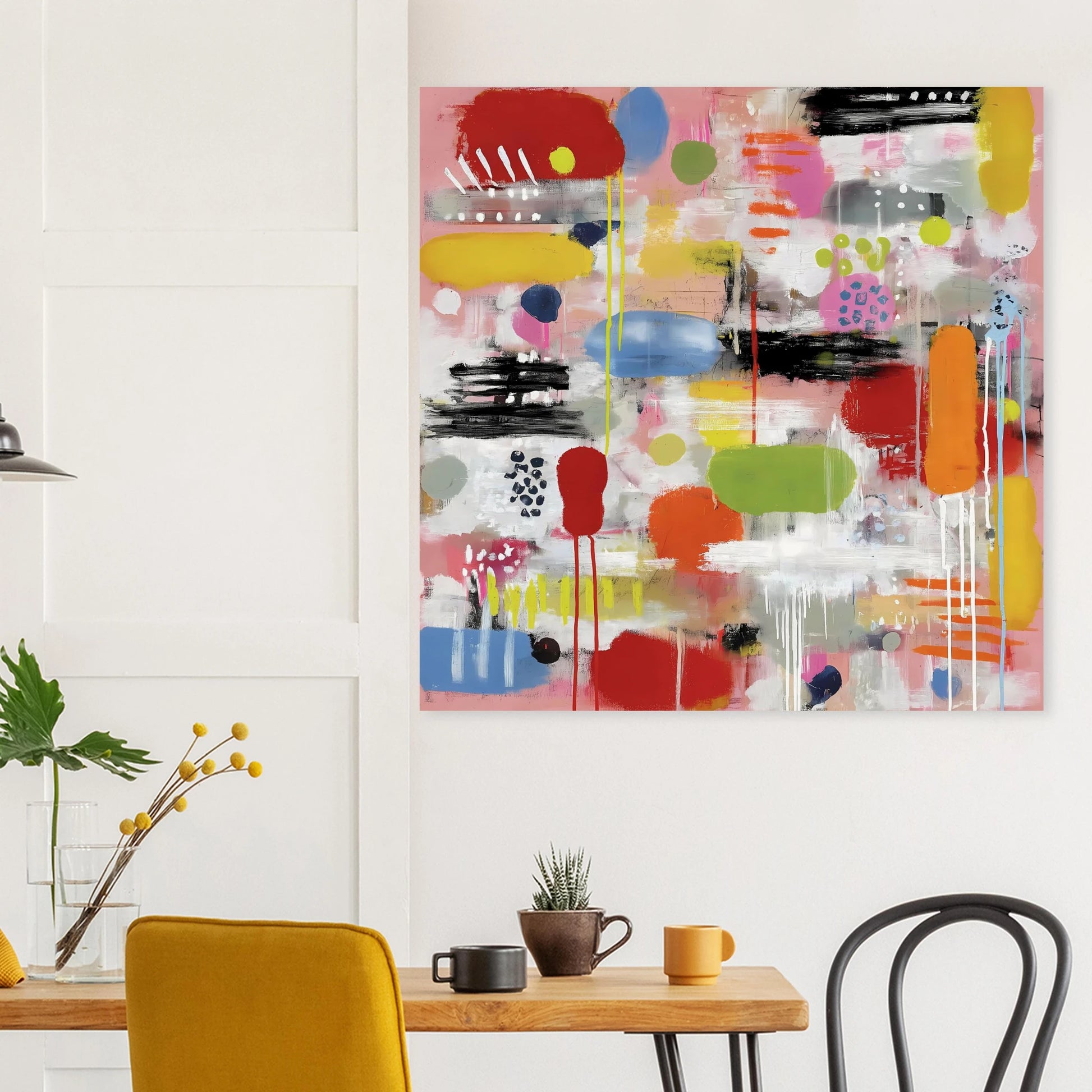 Confettis Suspendus — affiche d'art — vue 8 — art mural STNCL