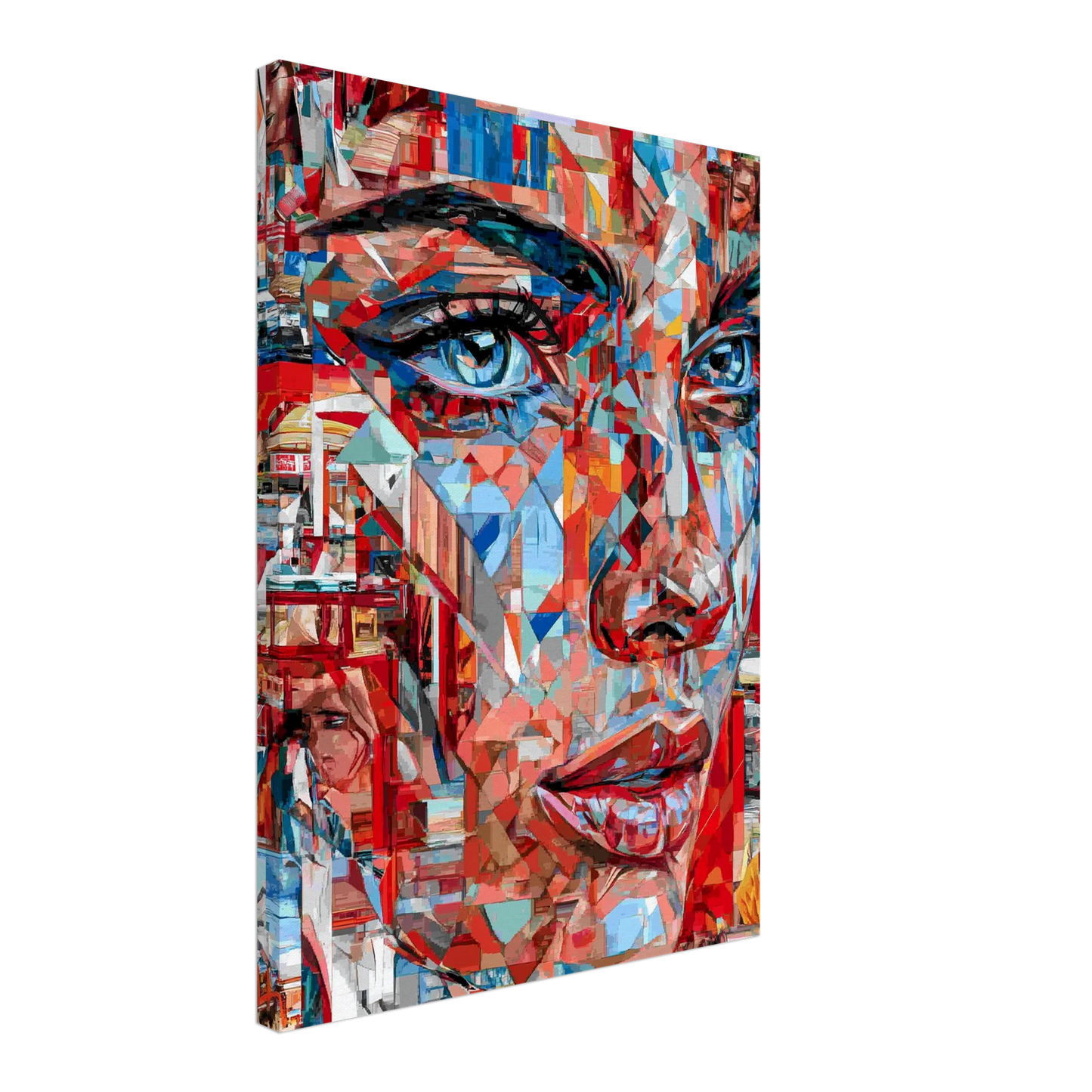 Éclats de Femme — tableau sur toile — vue 3 — art mural STNCL