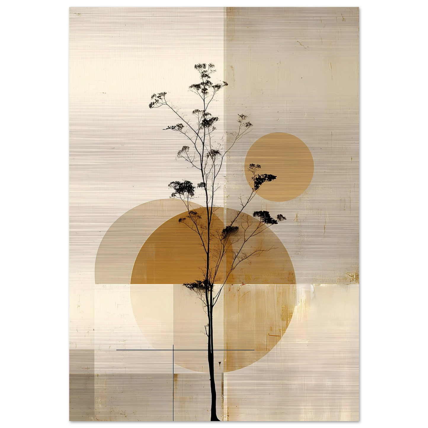 Silhouette au Clair de Lune — tableau aluminium — art mural STNCL