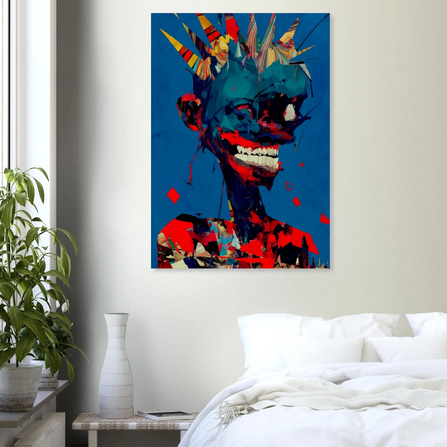 Le Rire Bleu — affiche d'art — vue 7 — art mural STNCL