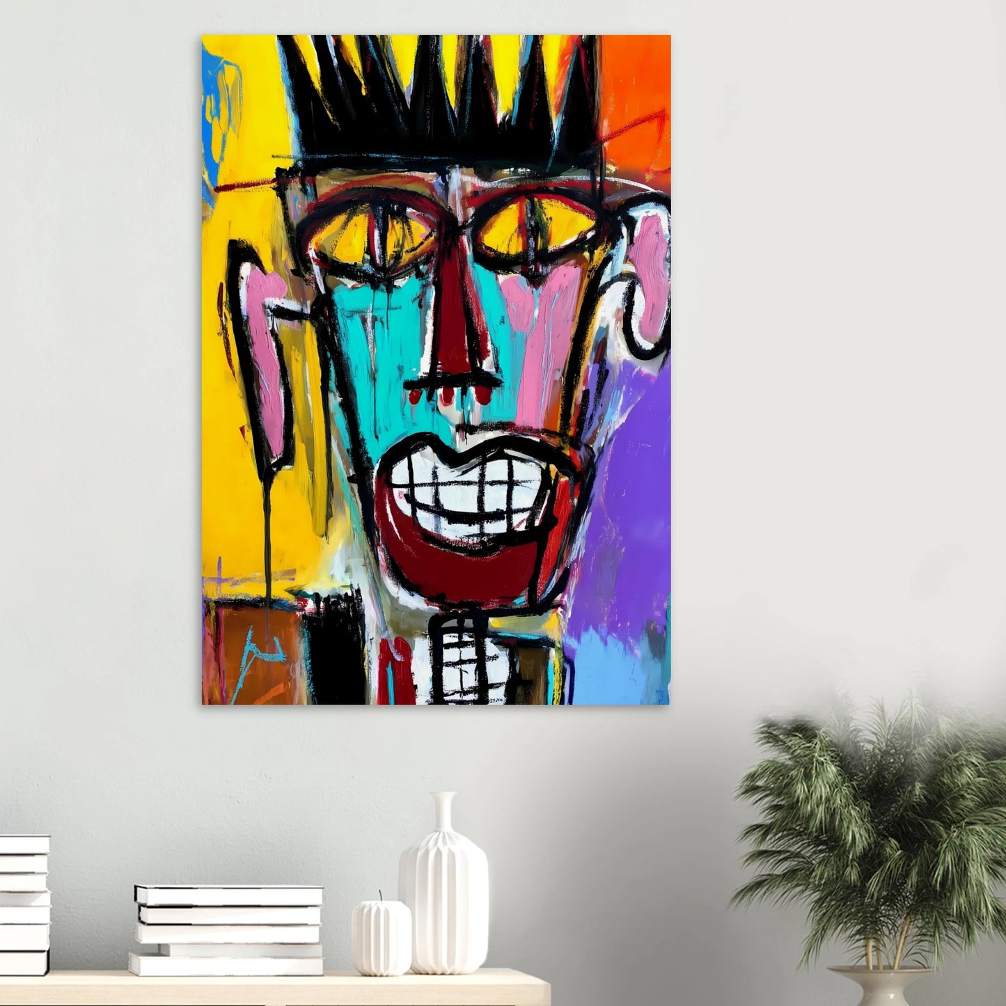 Sourire Carnassier — affiche d'art — vue 6 — art mural STNCL