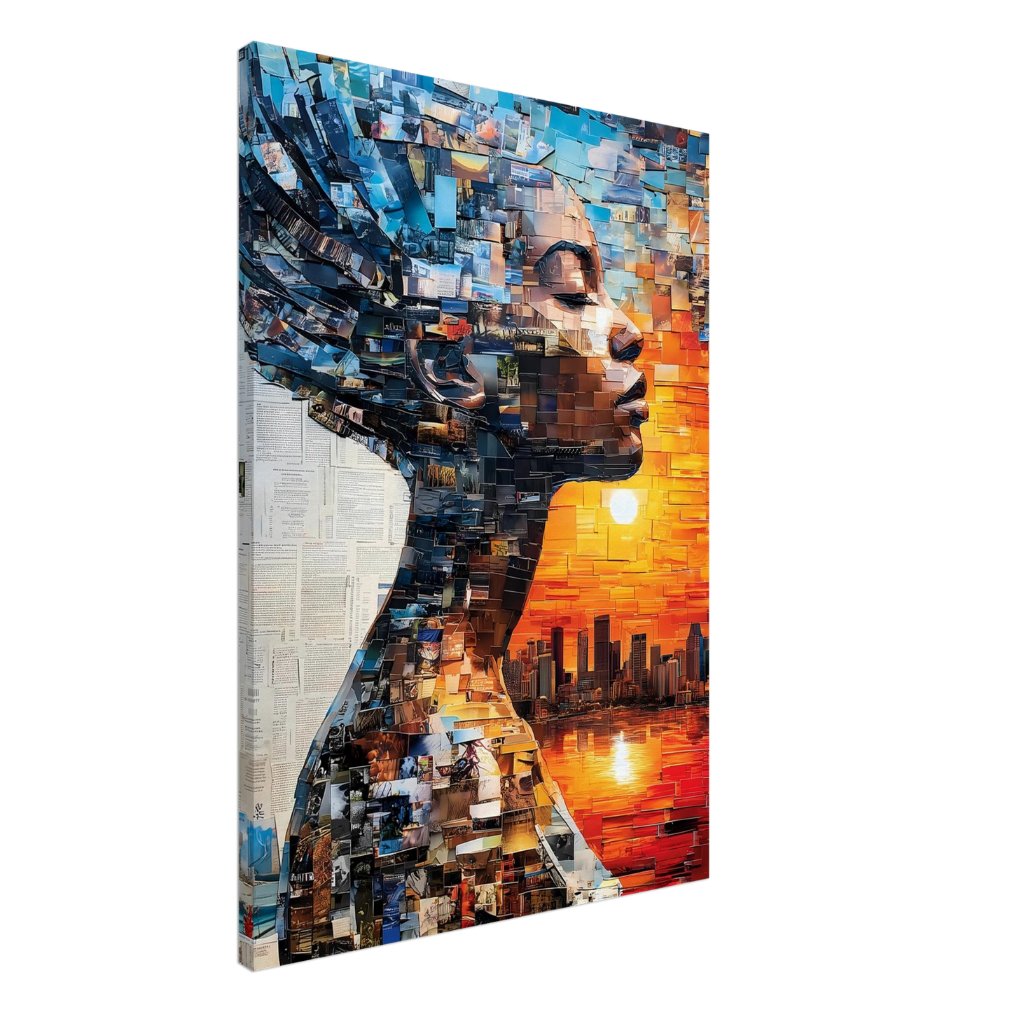 Horizon de Papier — tableau sur toile — art mural STNCL