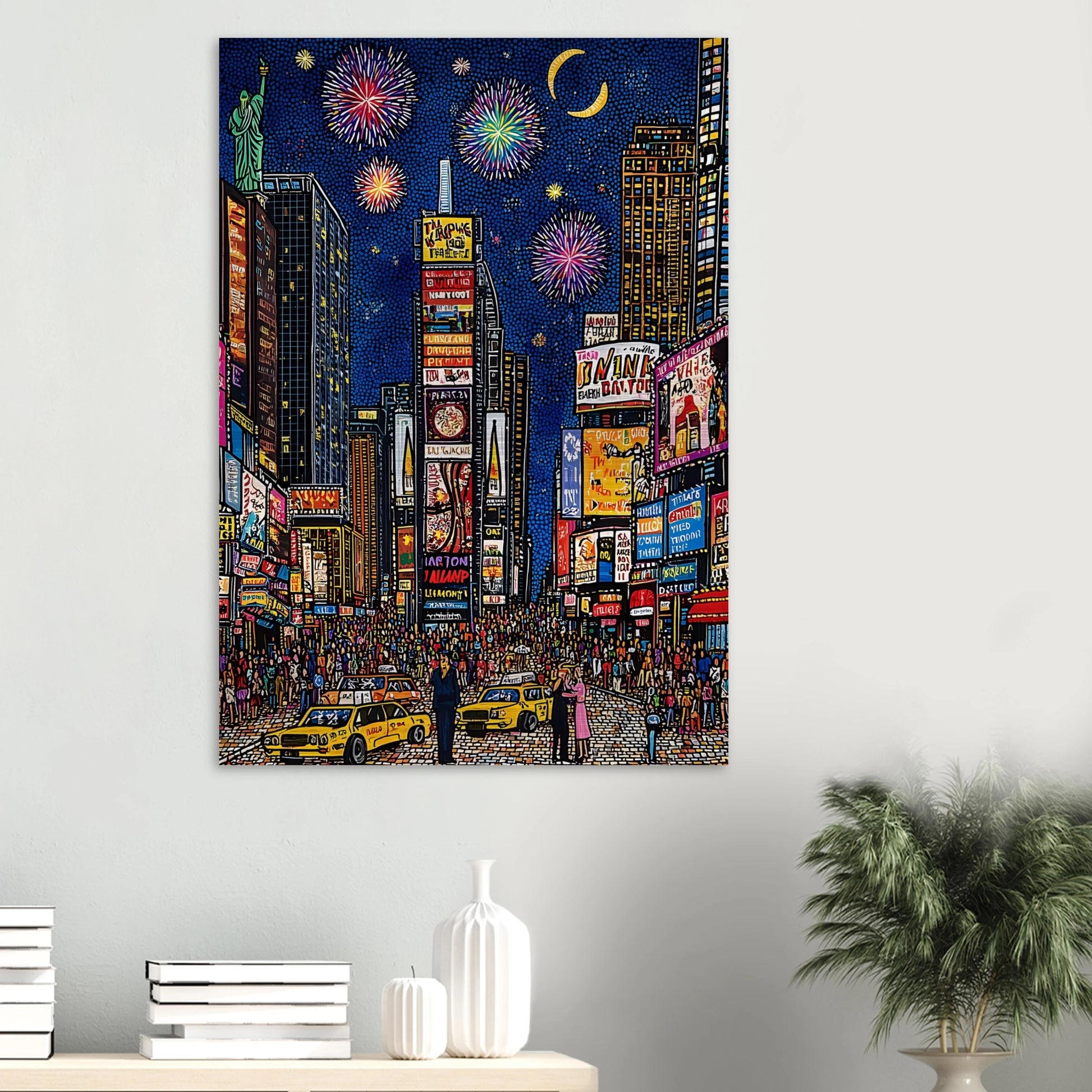 New York en Fête — tableau aluminium — vue 6 — art mural STNCL