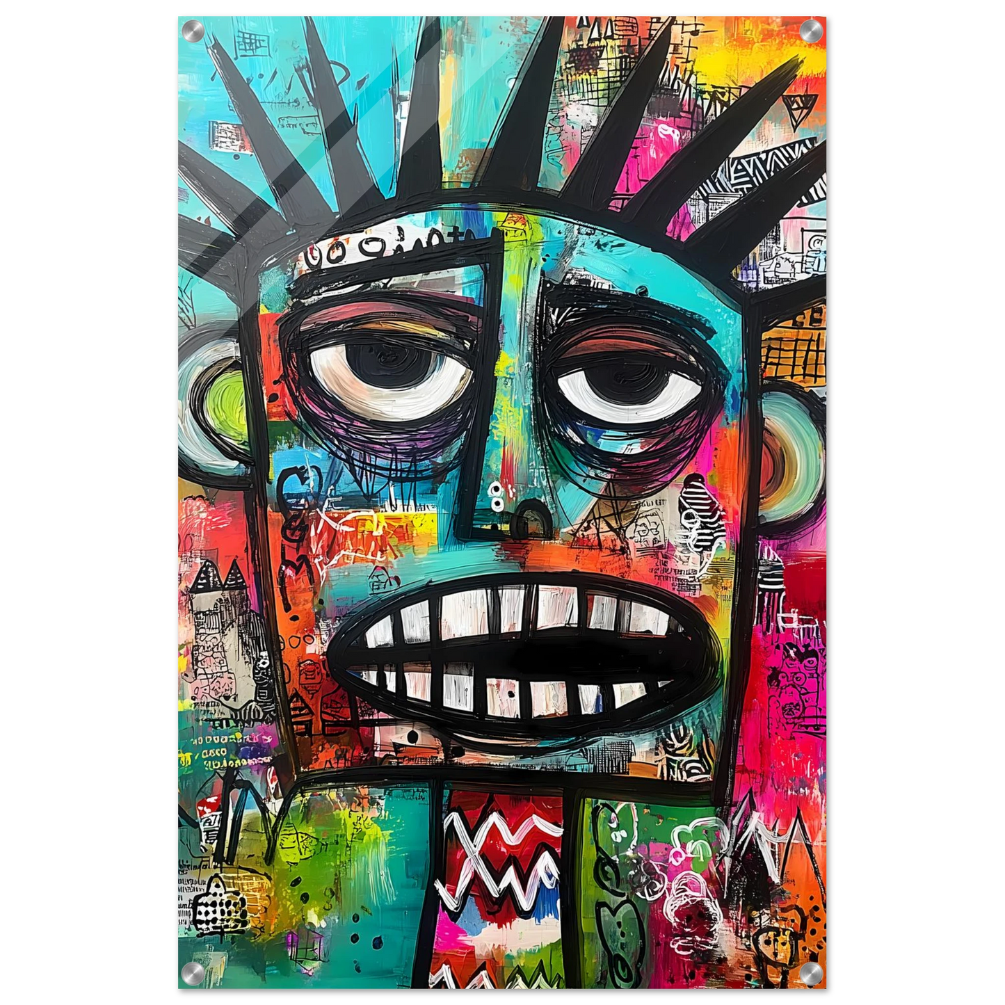 Le Cri Muet — tableau plexiglas — vue 5 — art mural STNCL