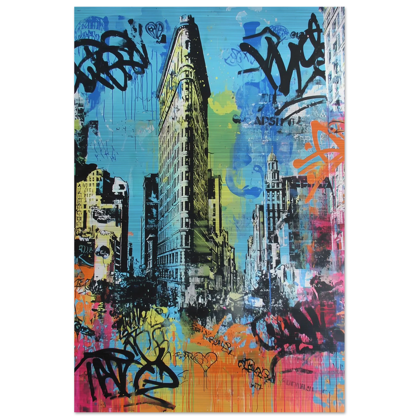 Proue de Manhattan — tableau aluminium — vue 3 — art mural STNCL